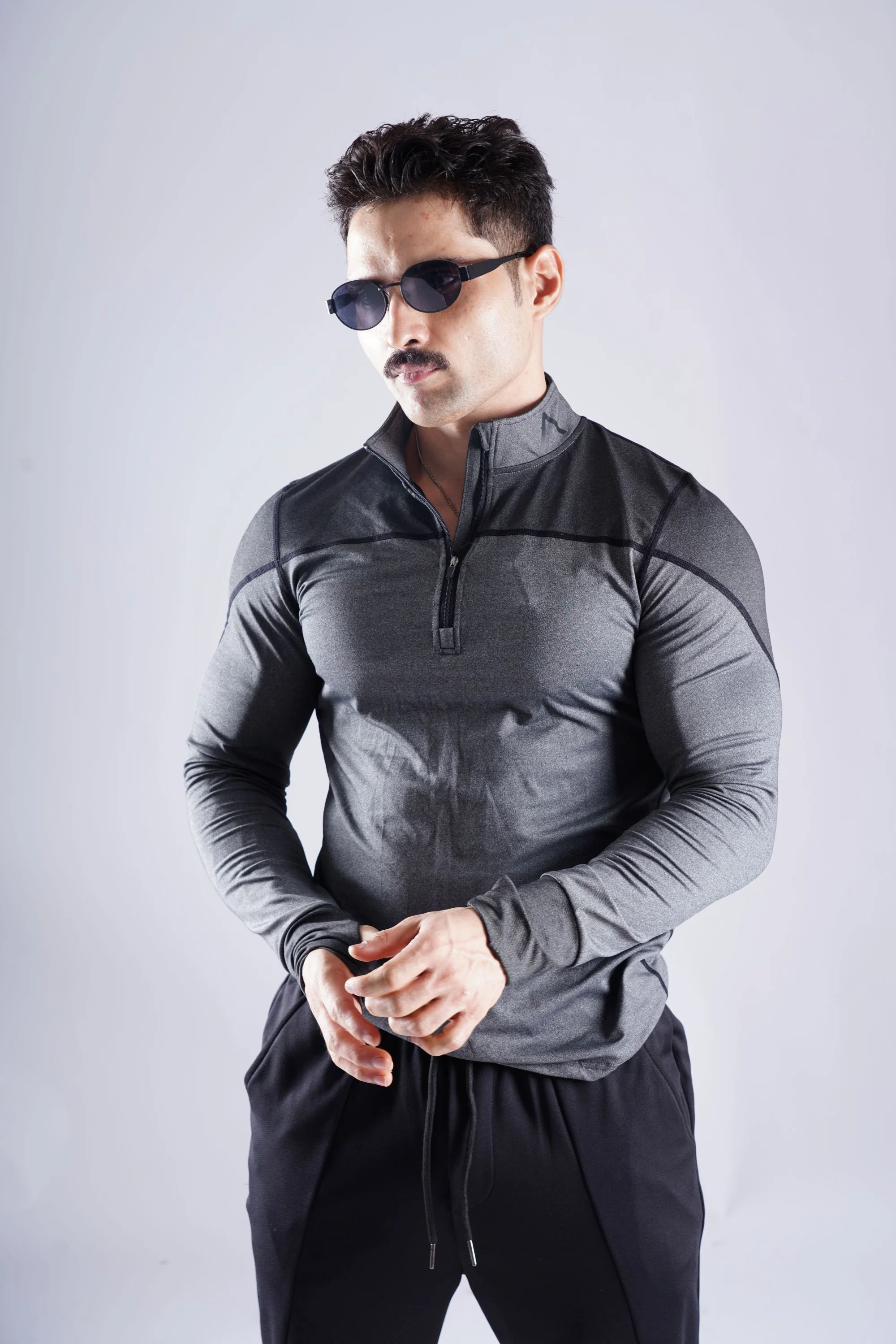5603 GLADIATOR ZIP COMPRESSION TSHIRT - Image 12