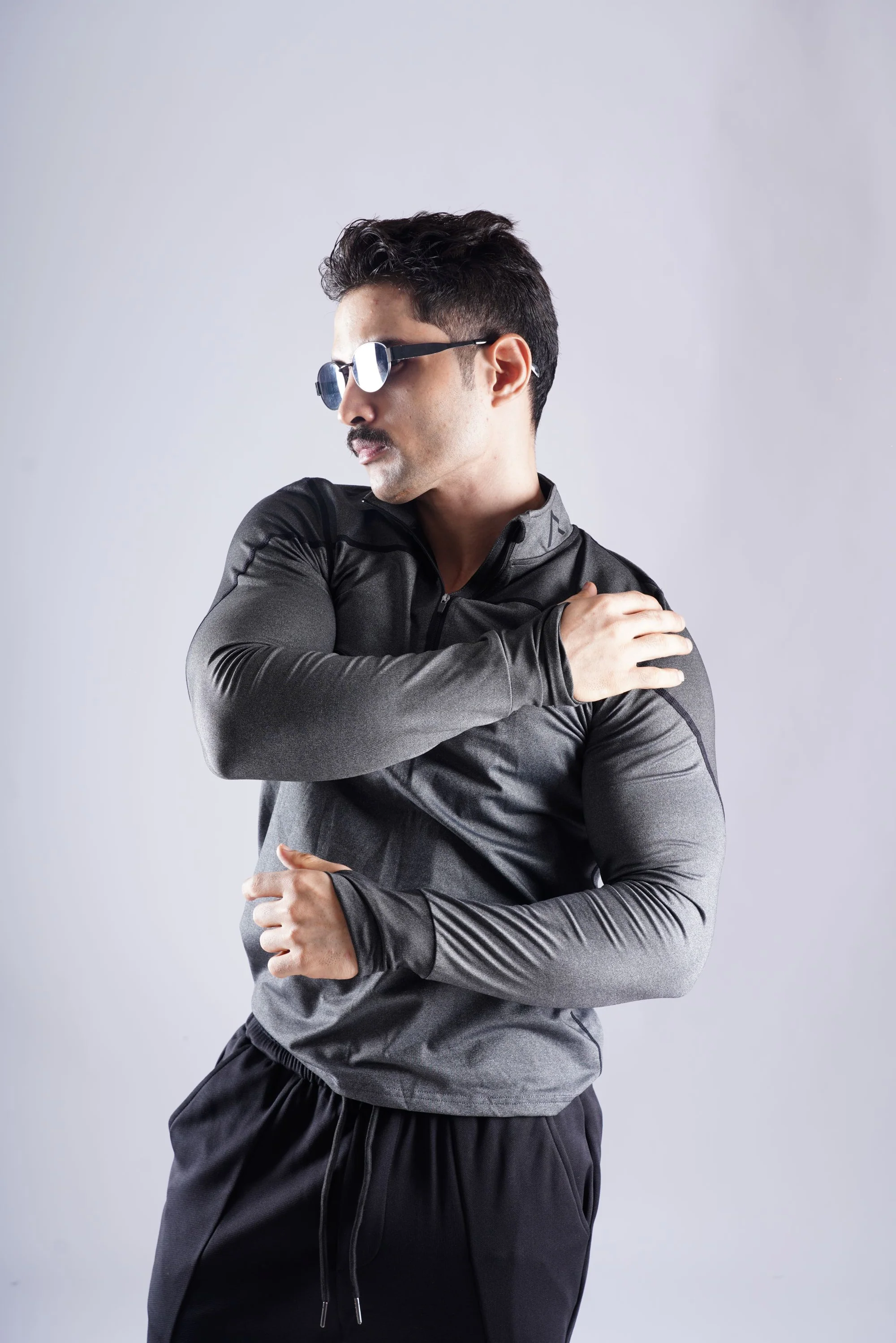 5603 GLADIATOR ZIP COMPRESSION TSHIRT - Image 16