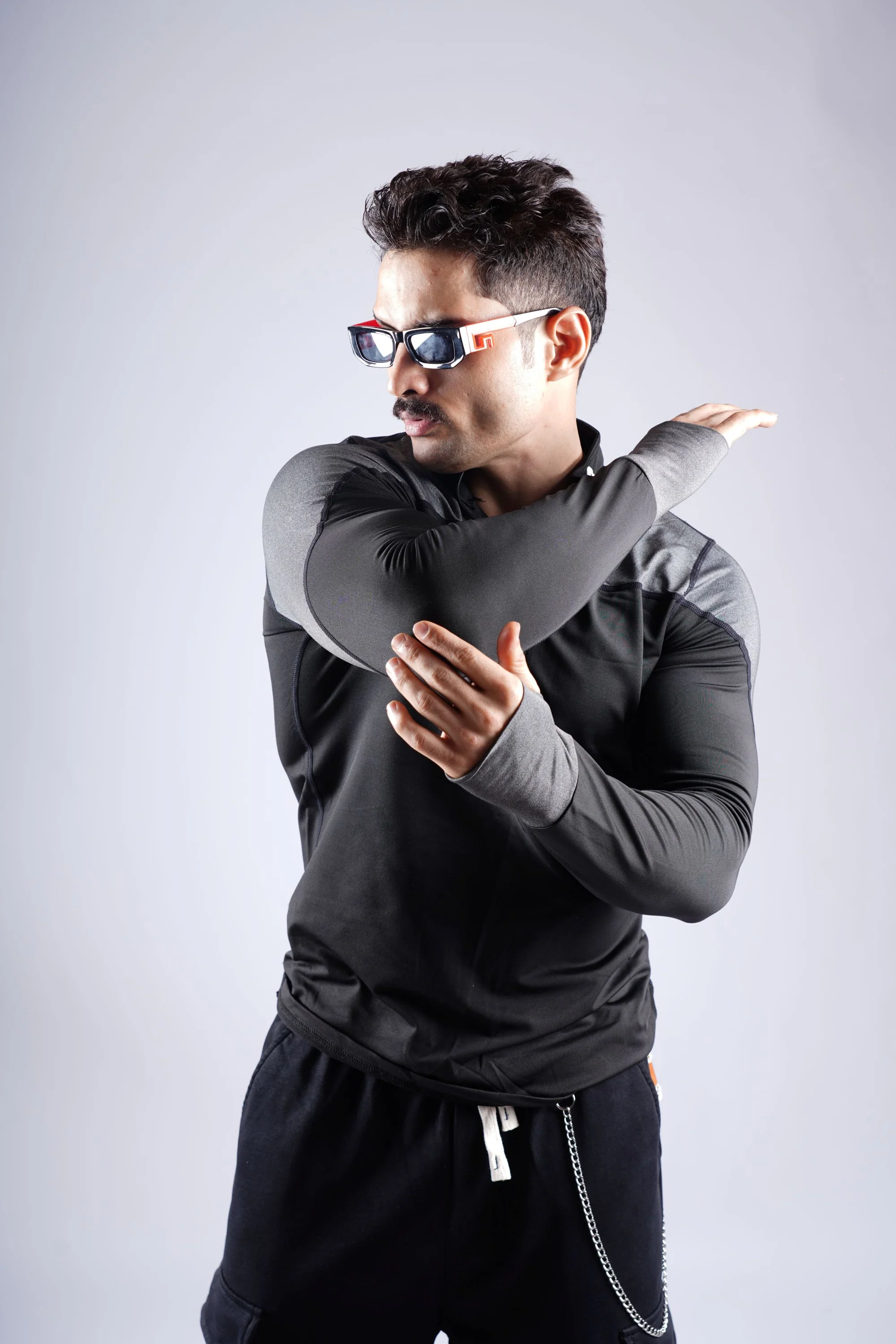 5603 GLADIATOR ZIP COMPRESSION TSHIRT - Image 21