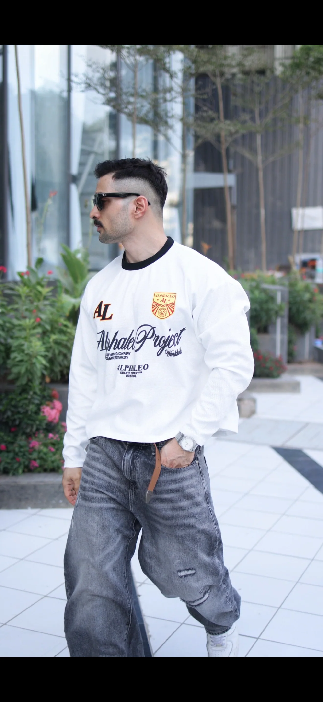 ALPHALEO VARSITY CROP TEE - Image 6