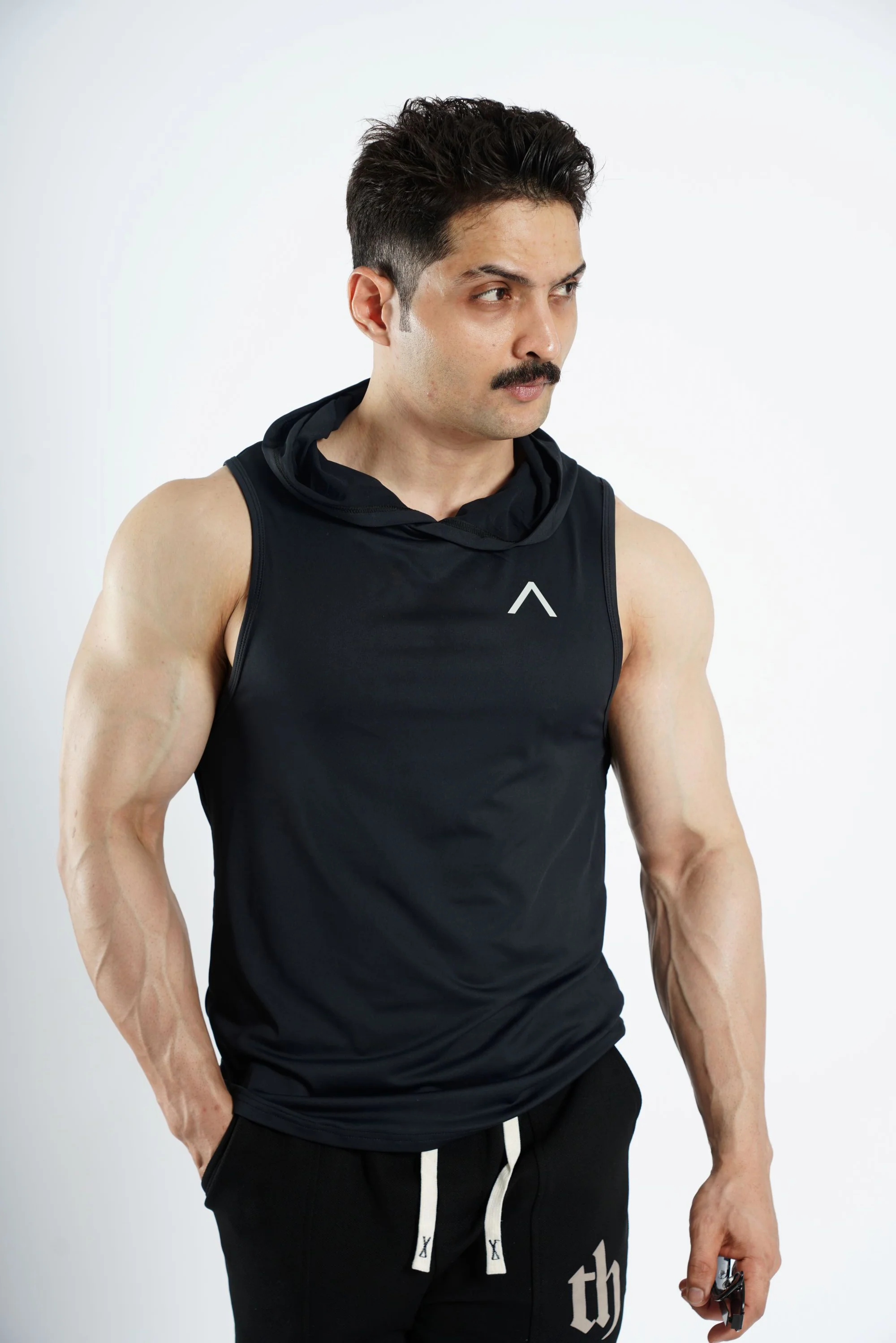 AMPED UP™ Muscle-Fit Sleeveless Hoodie Tank - Image 11