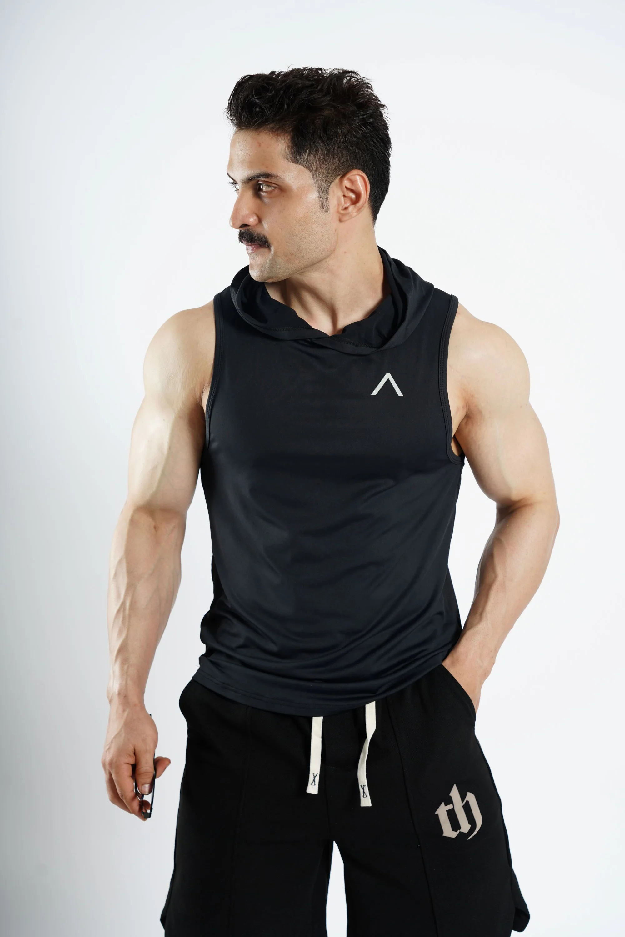 AMPED UP™ Muscle-Fit Sleeveless Hoodie Tank - Image 13