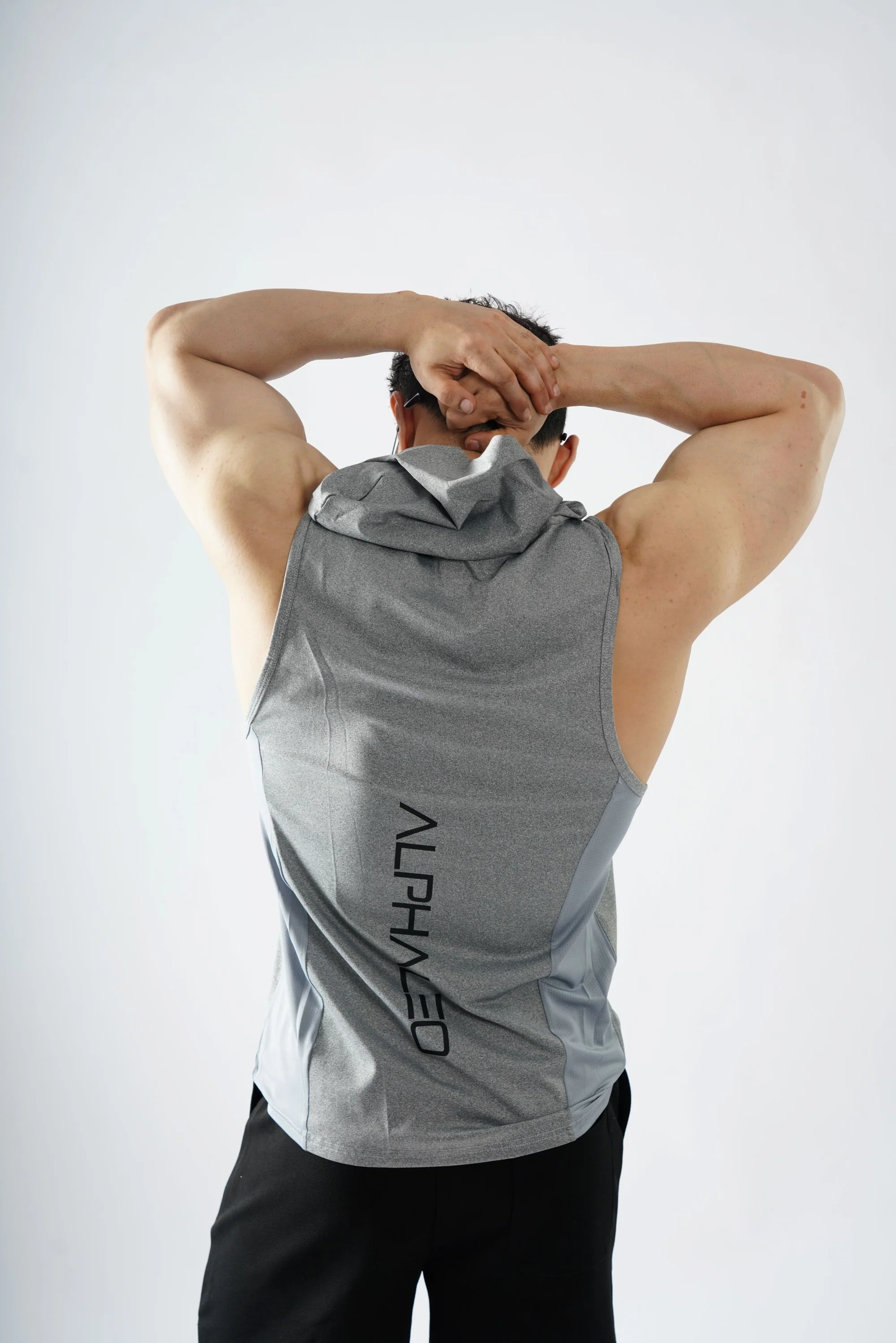 AMPED UP™ Muscle-Fit Sleeveless Hoodie Tank - Image 23