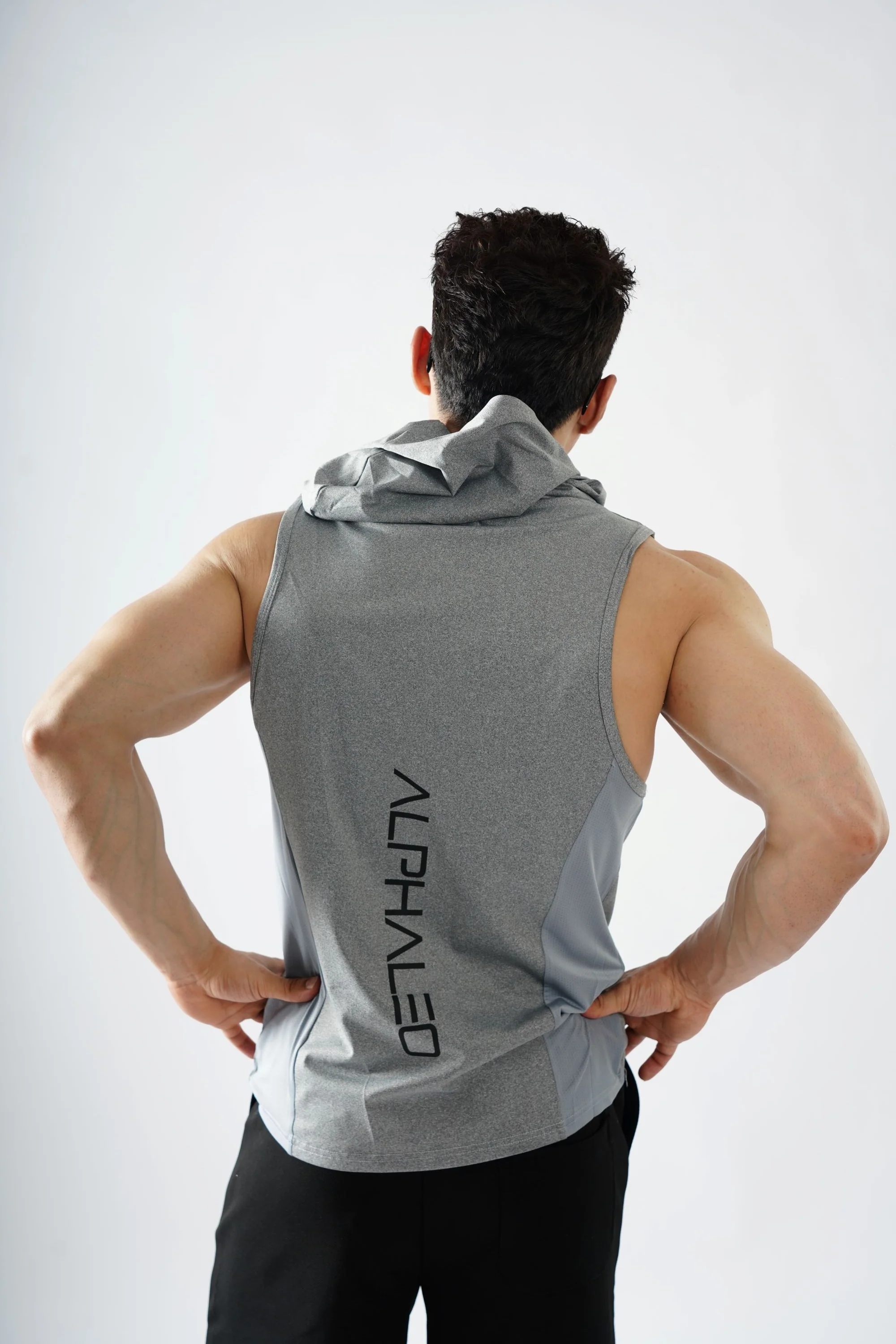 AMPED UP™ Muscle-Fit Sleeveless Hoodie Tank - Image 24