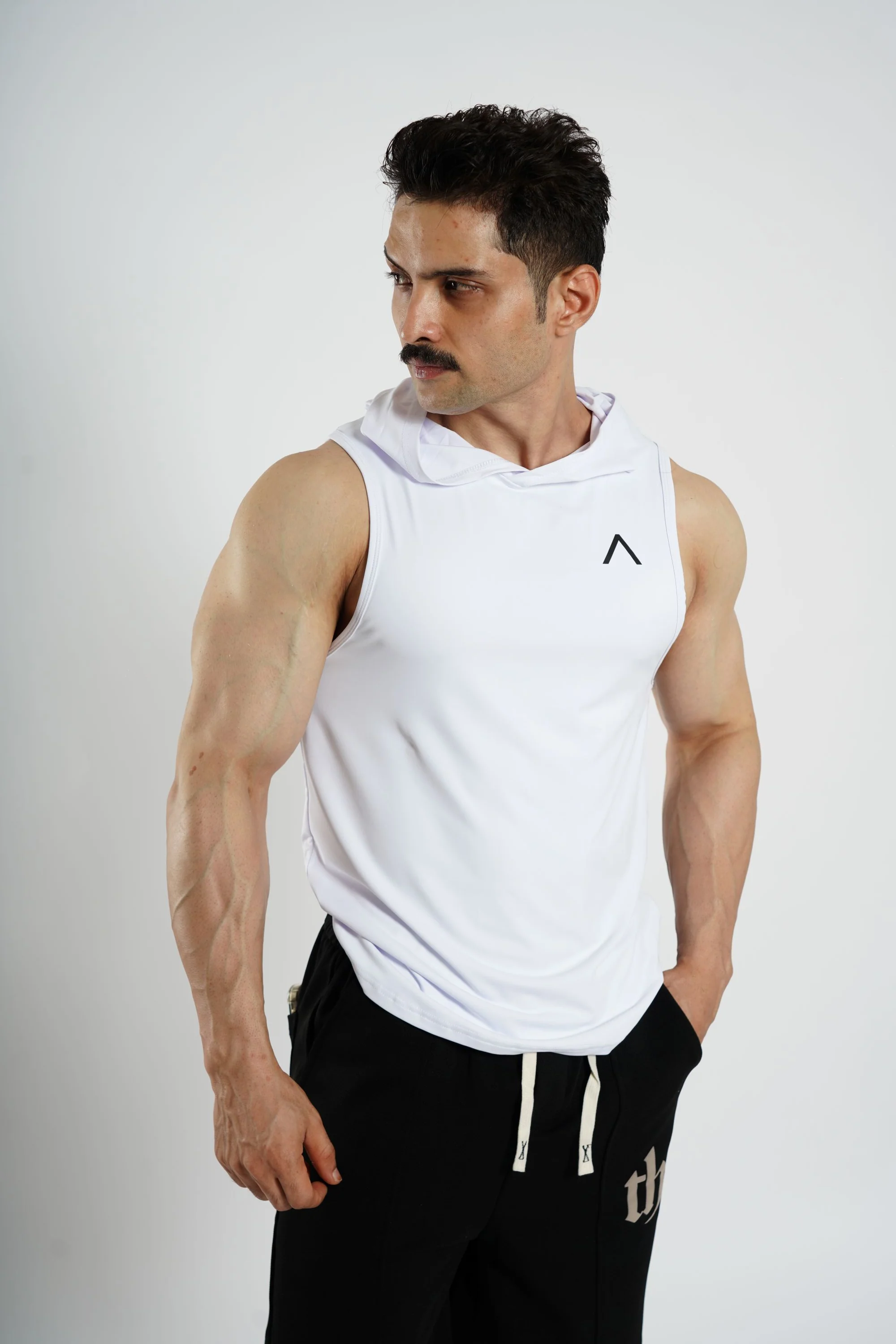 AMPED UP™ Muscle-Fit Sleeveless Hoodie Tank - Image 30