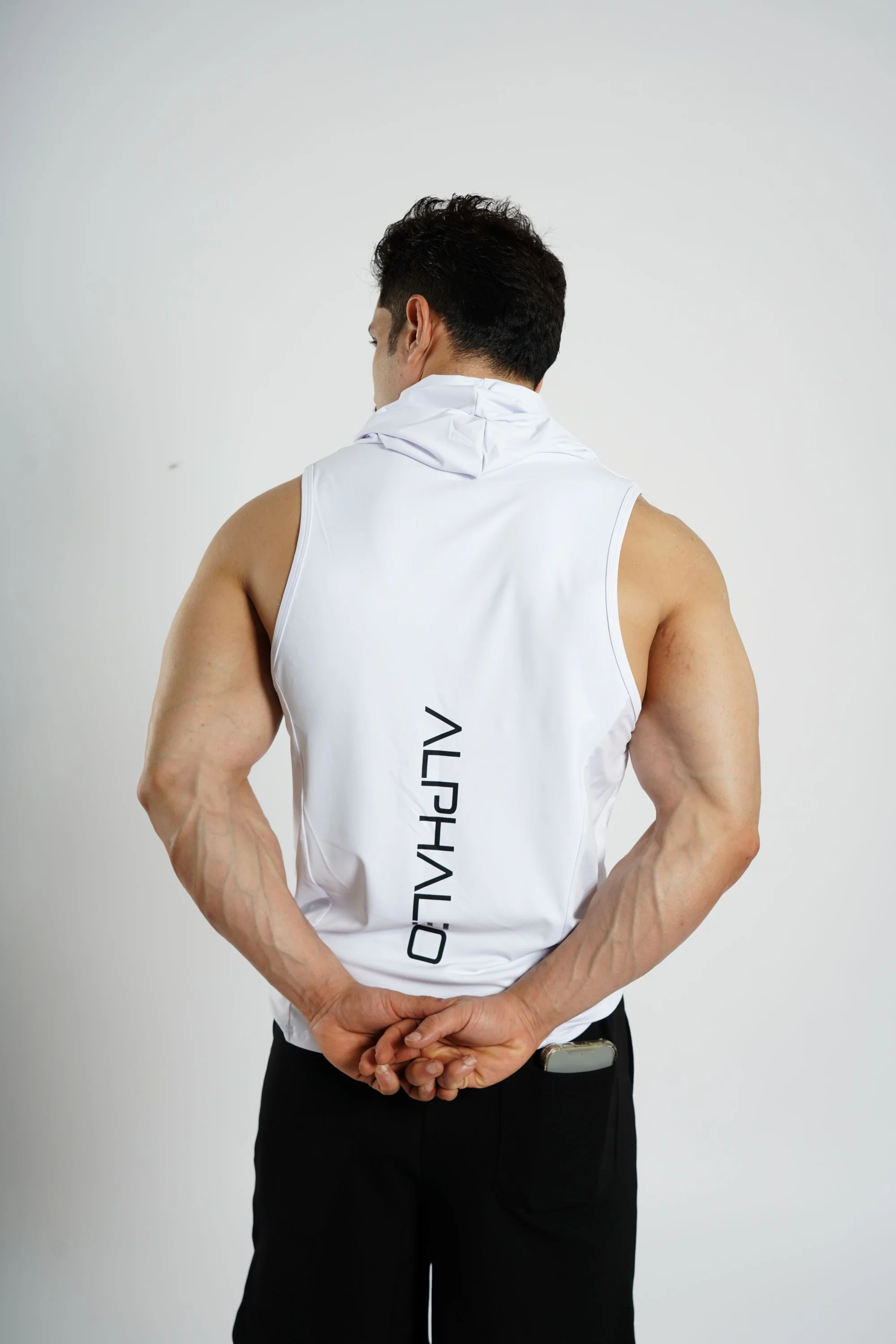 AMPED UP™ Muscle-Fit Sleeveless Hoodie Tank - Image 36