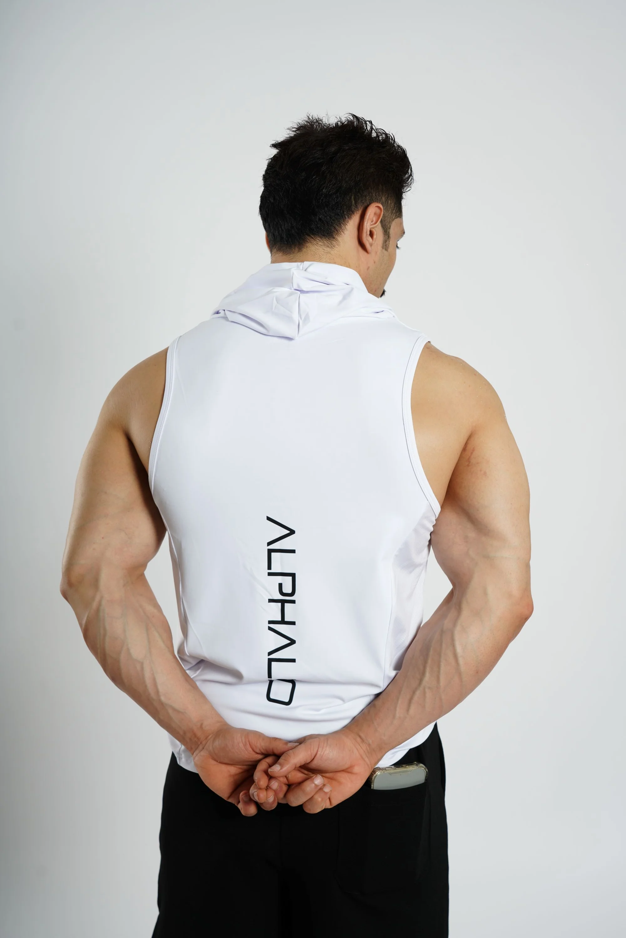 AMPED UP™ Muscle-Fit Sleeveless Hoodie Tank - Image 37