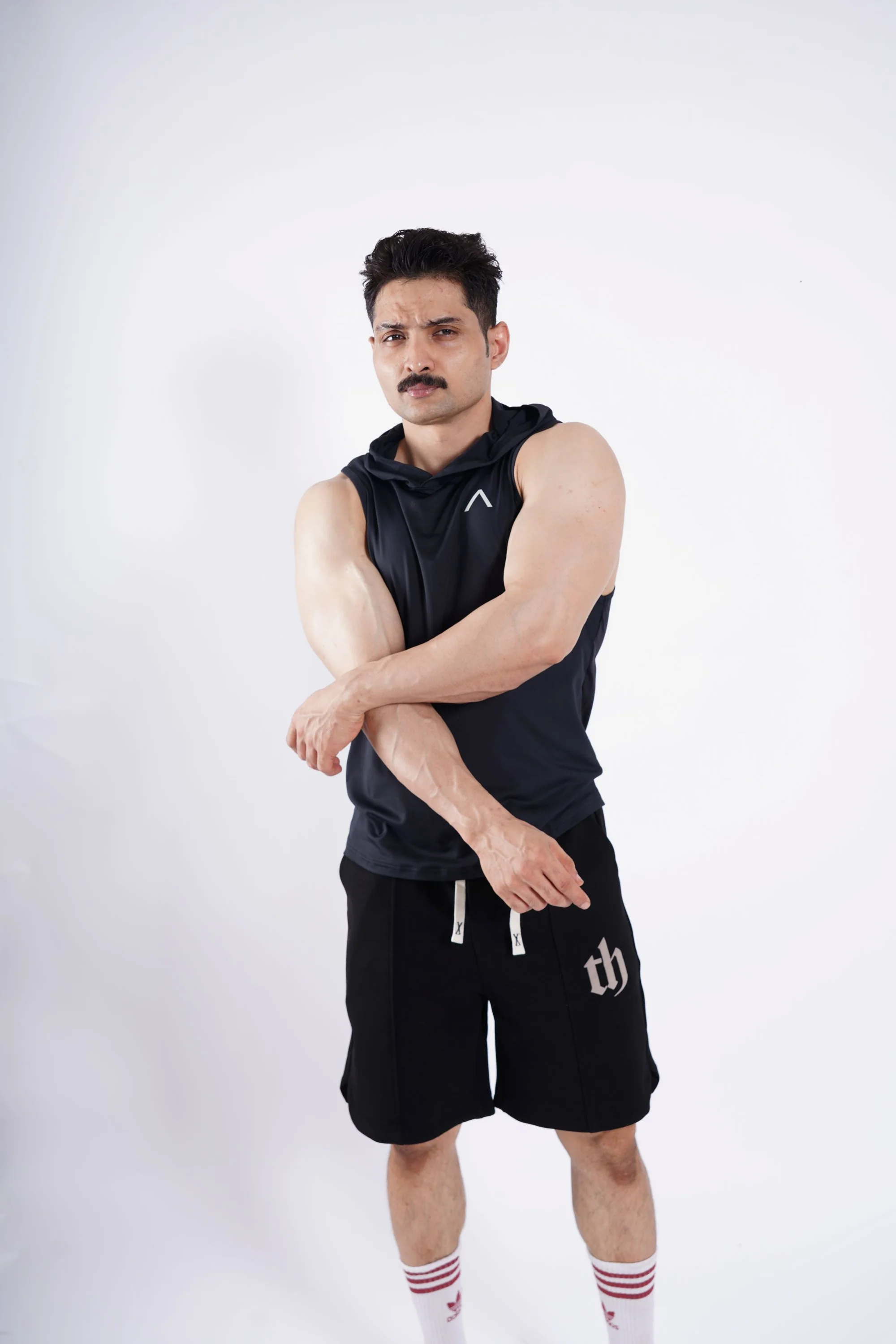 AMPED UP™ Muscle-Fit Sleeveless Hoodie Tank - Image 6