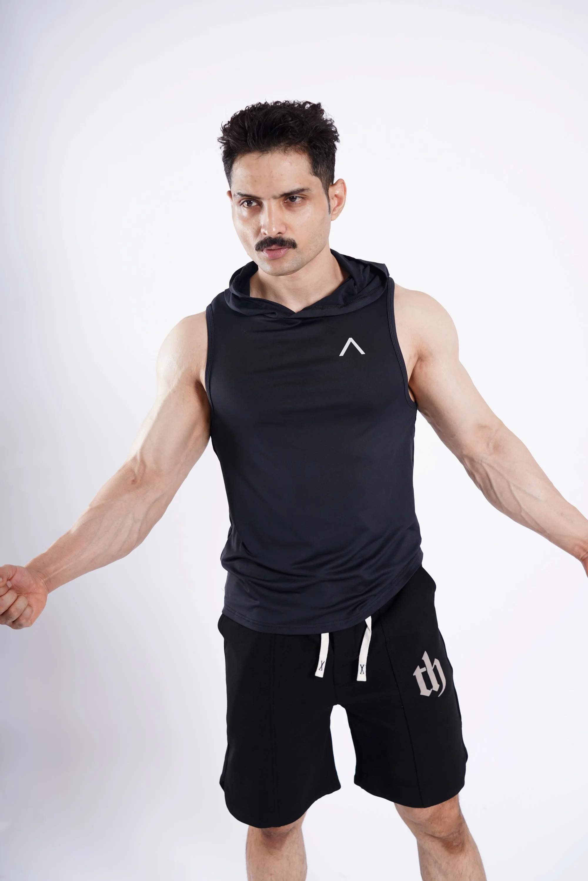 AMPED UP™ Muscle-Fit Sleeveless Hoodie Tank - Image 7