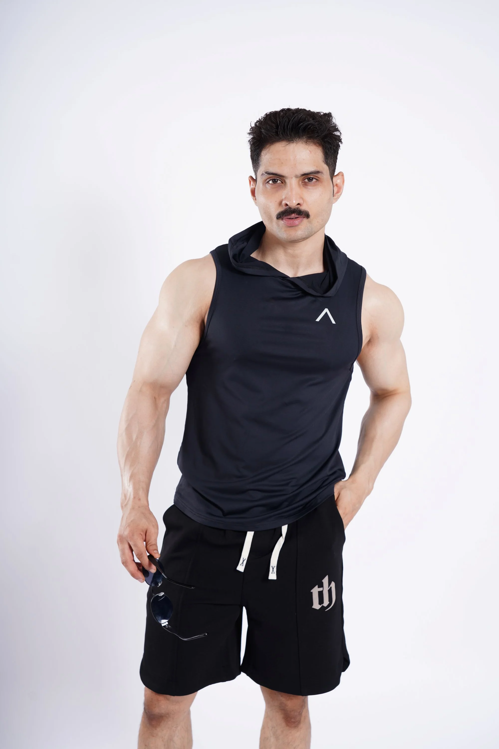 AMPED UP™ Muscle-Fit Sleeveless Hoodie Tank - Image 8
