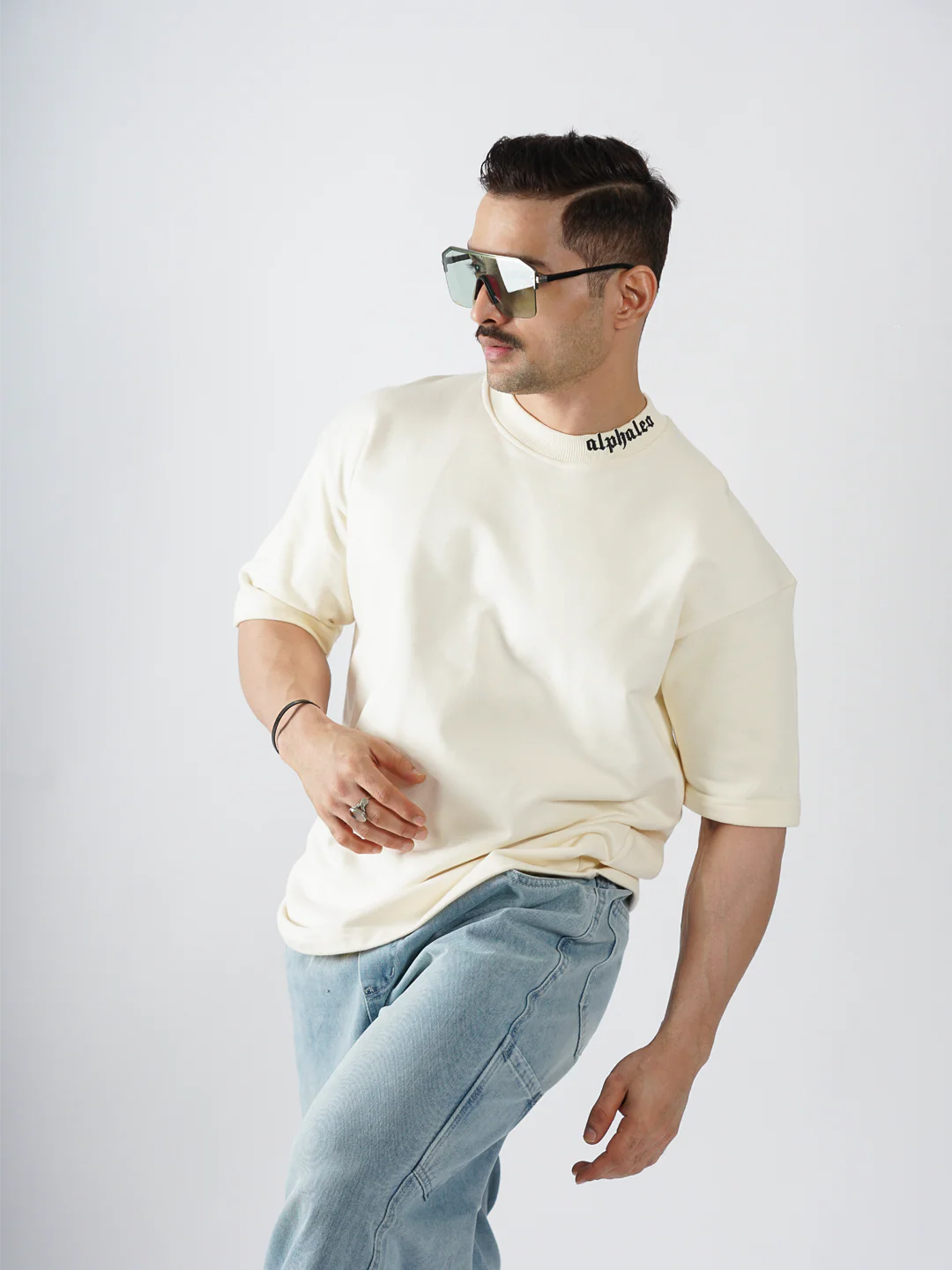 APOLLO Heavyweight Oversized T-Shirt – Signature Neck Logo - Image 17