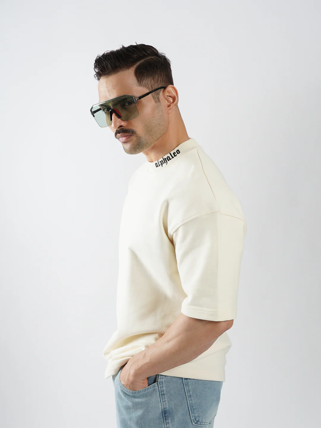 APOLLO Heavyweight Oversized T-Shirt – Signature Neck Logo - Image 18