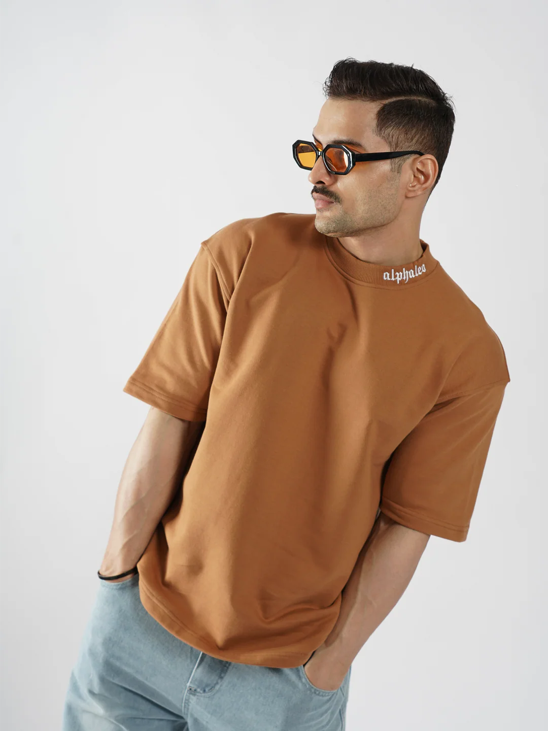 APOLLO Heavyweight Oversized T-Shirt – Signature Neck Logo - Image 23