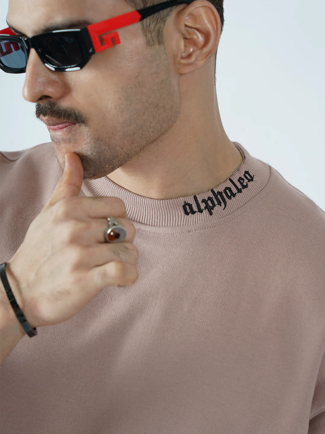 APOLLO Heavyweight Oversized T-Shirt – Signature Neck Logo - Image 33