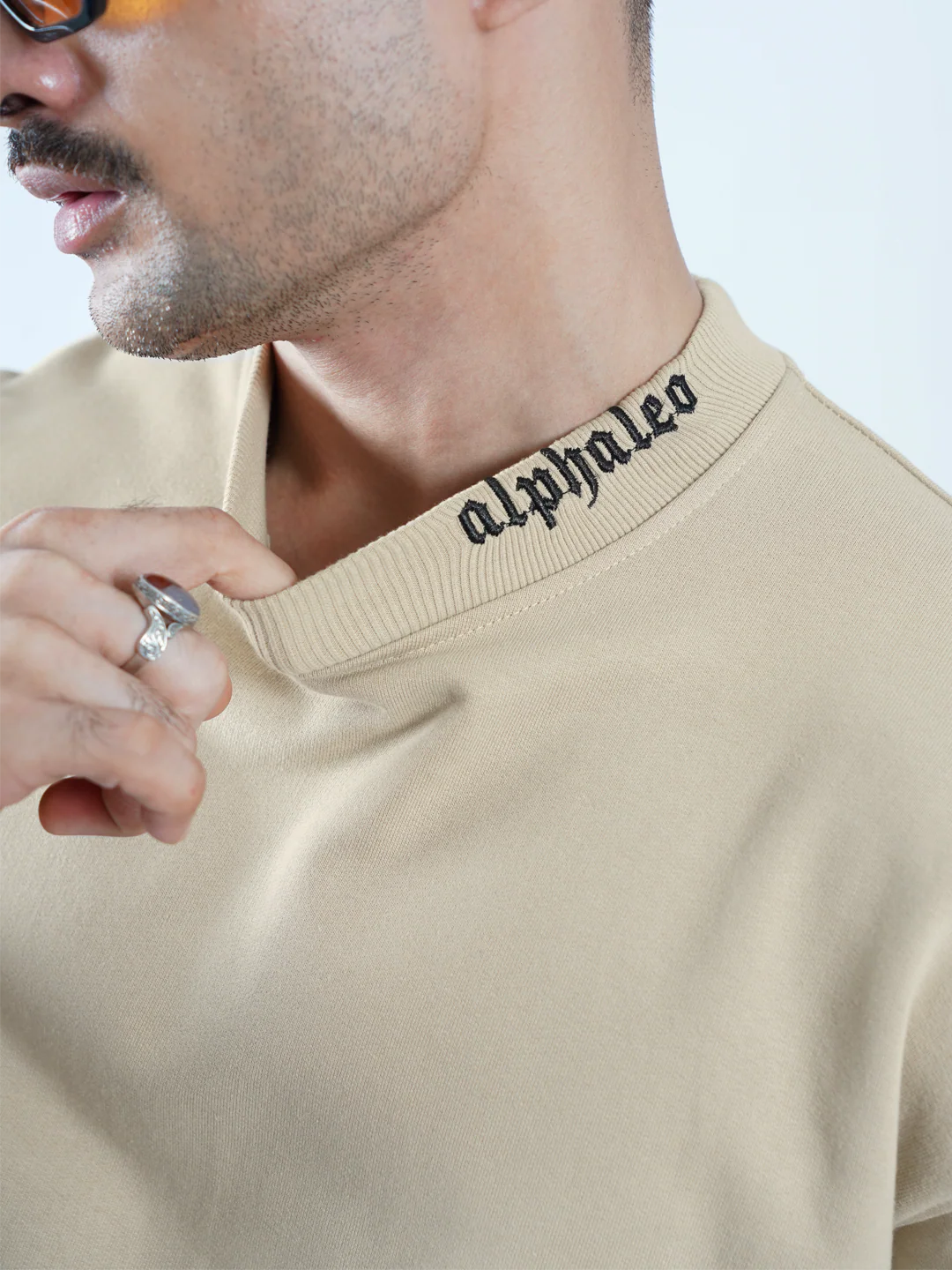 APOLLO Heavyweight Oversized T-Shirt – Signature Neck Logo - Image 5