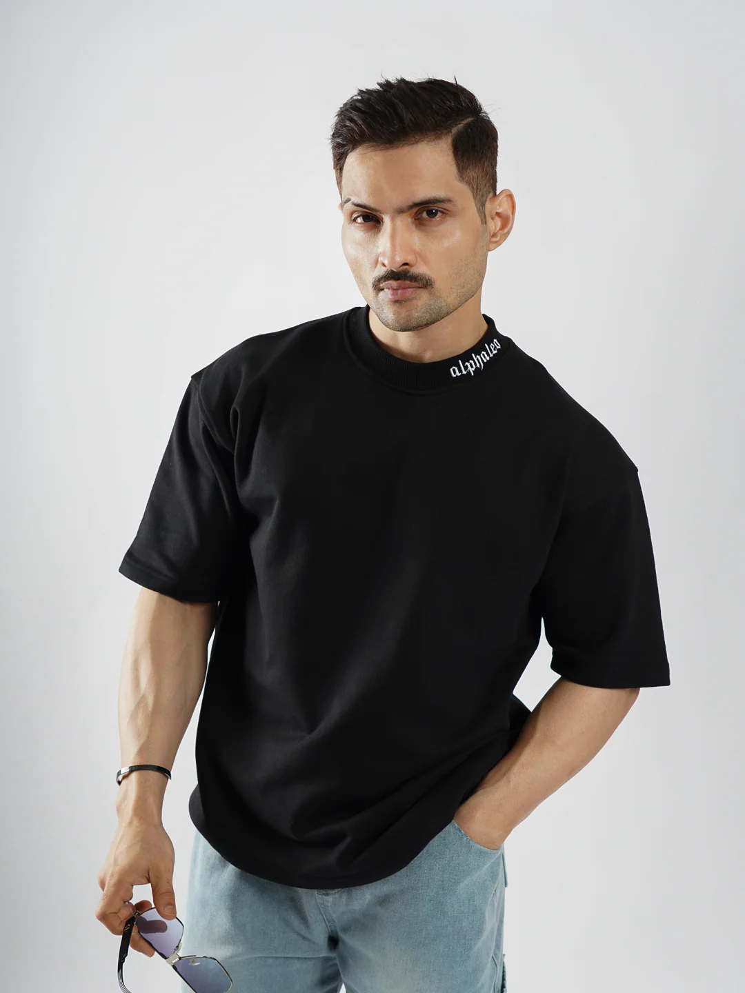 APOLLO Heavyweight Oversized T-Shirt – Signature Neck Logo - Image 8