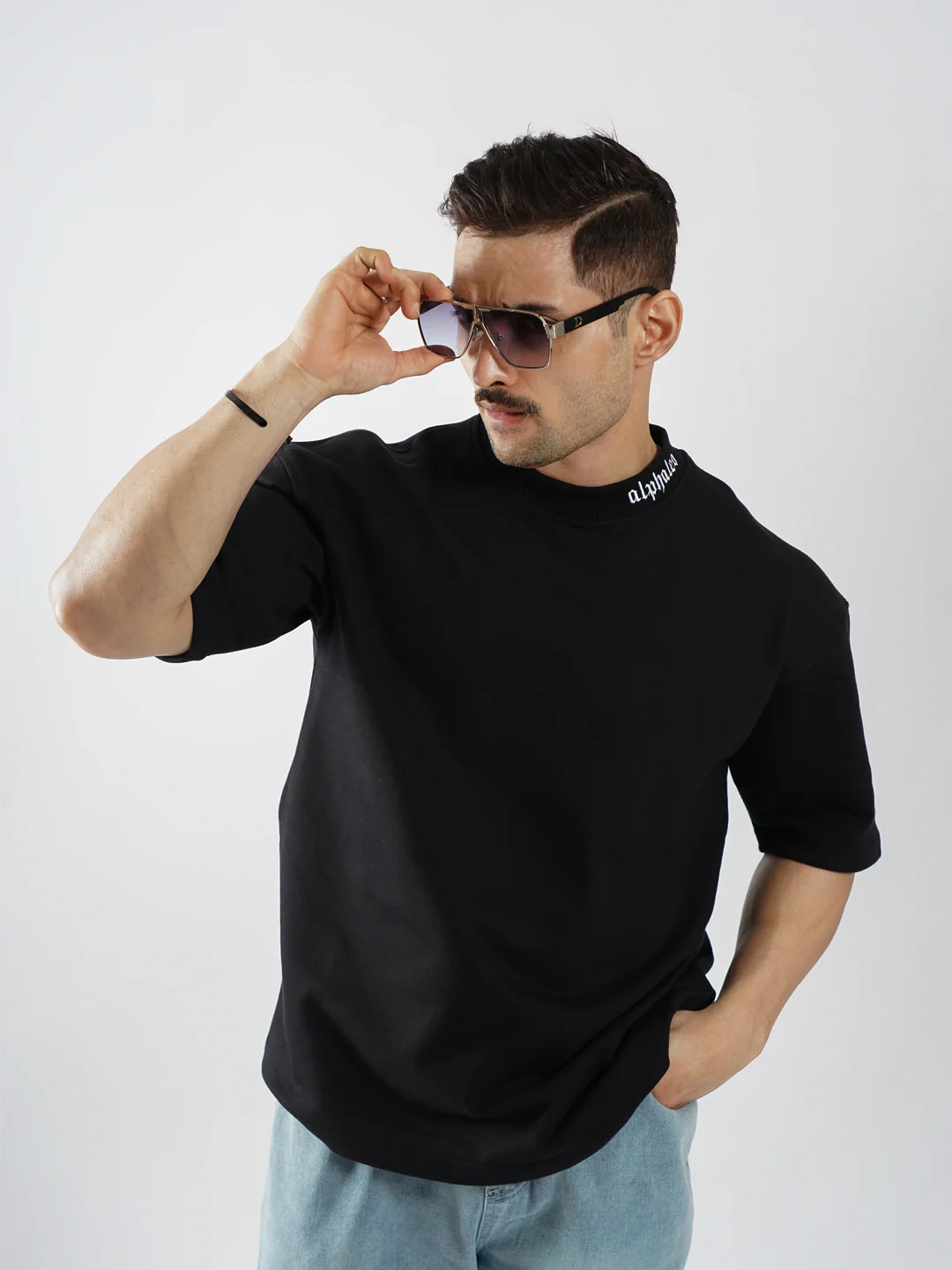 APOLLO Heavyweight Oversized T-Shirt – Signature Neck Logo - Image 9
