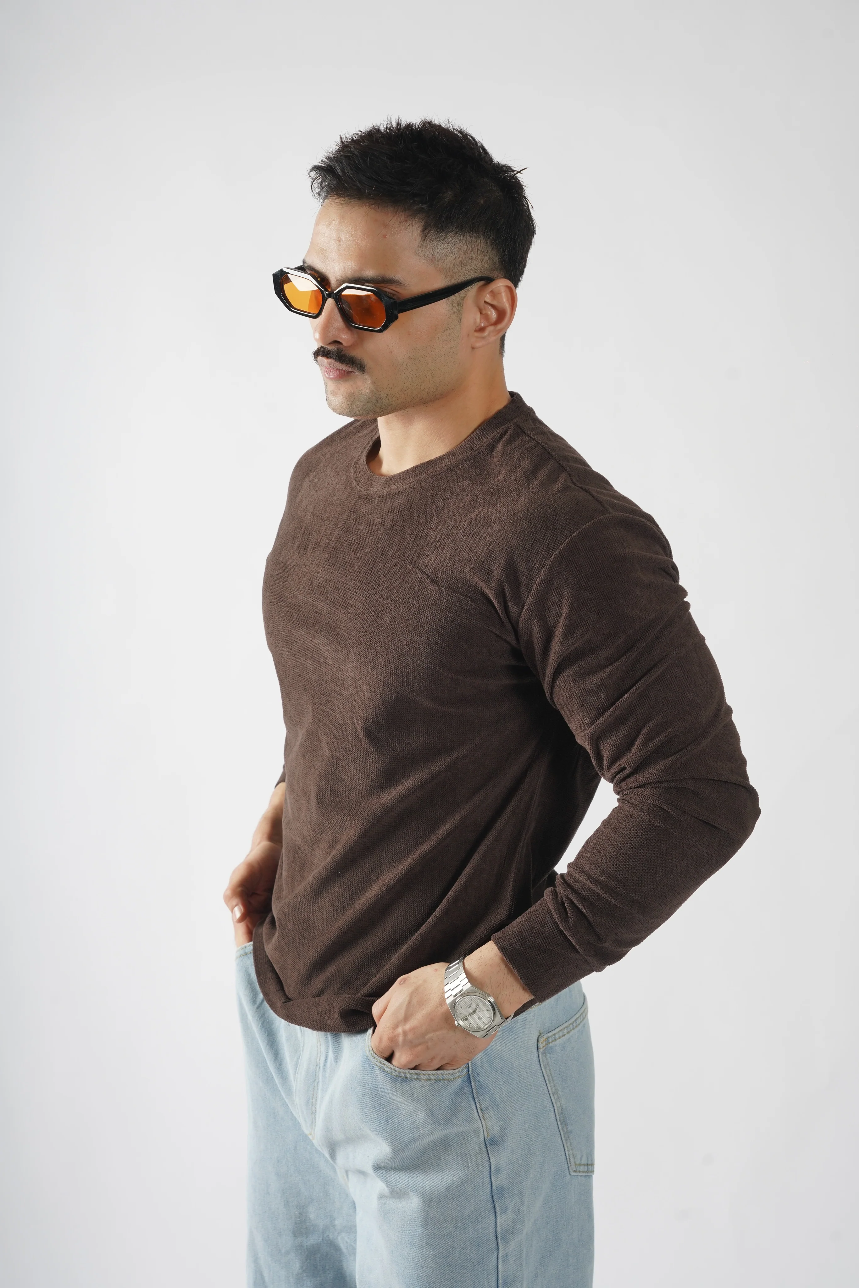 Arctic Luxury Textured Sweatshirt - Image 14