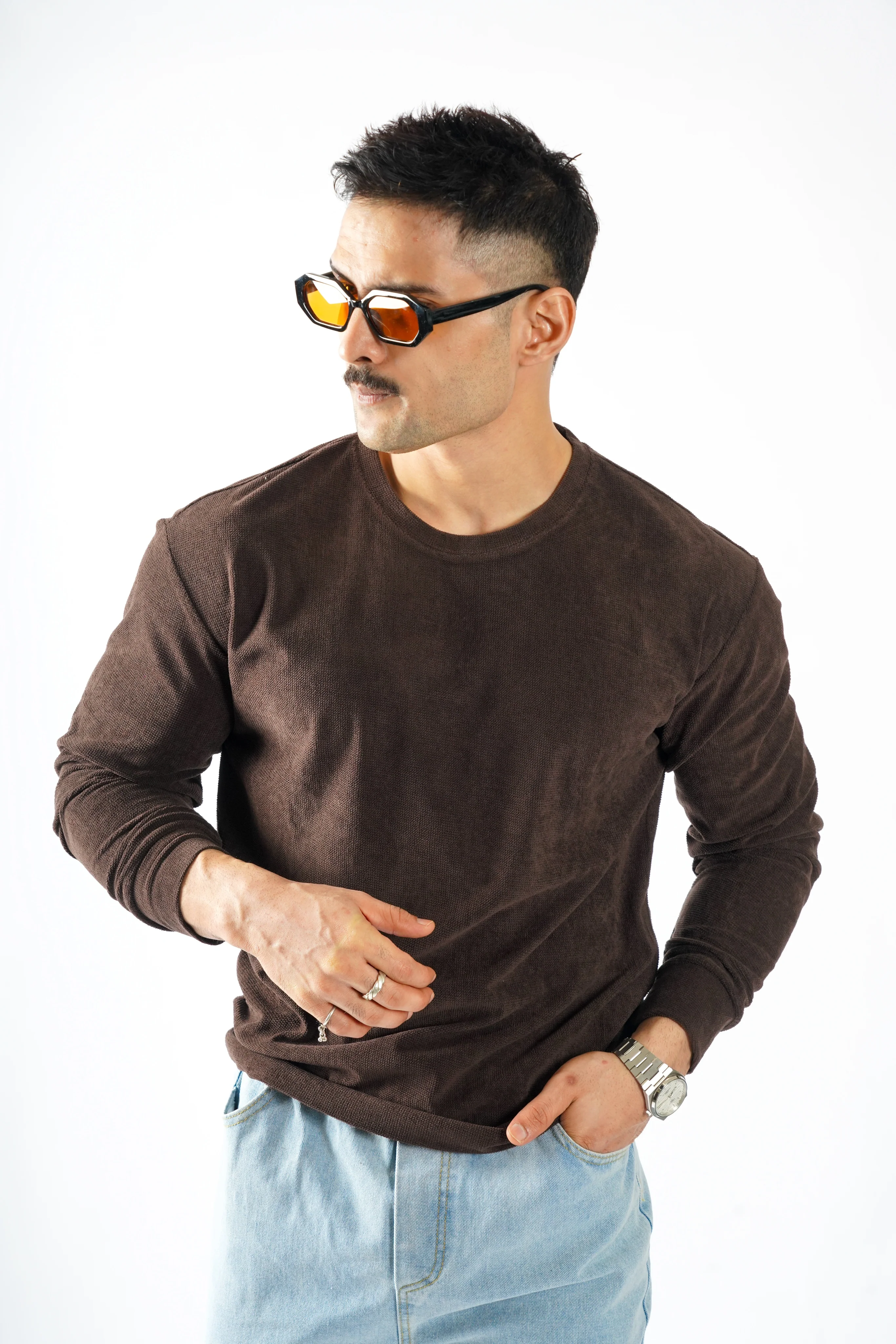Arctic Luxury Textured Sweatshirt - Image 15