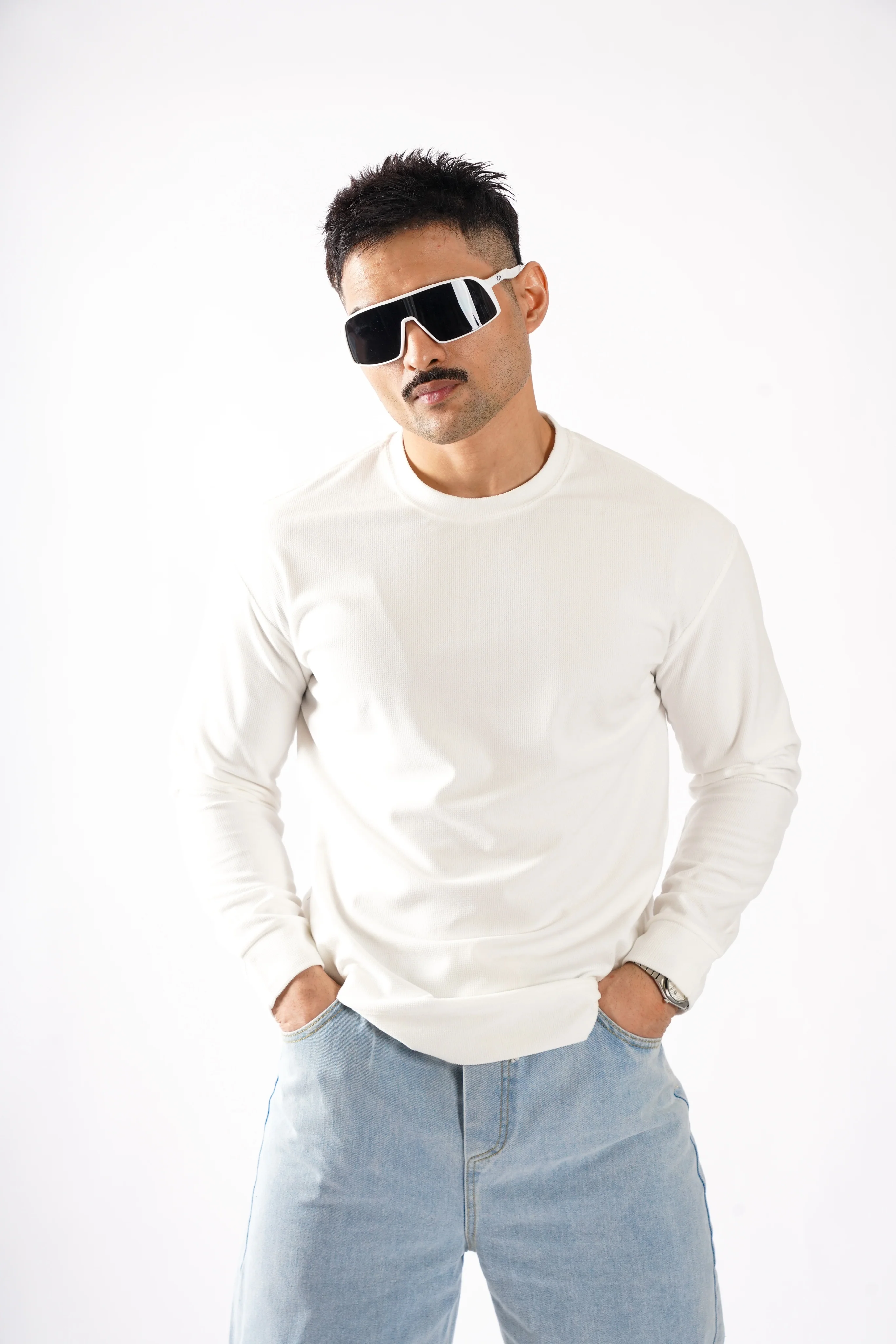 Arctic Luxury Textured Sweatshirt - Image 16