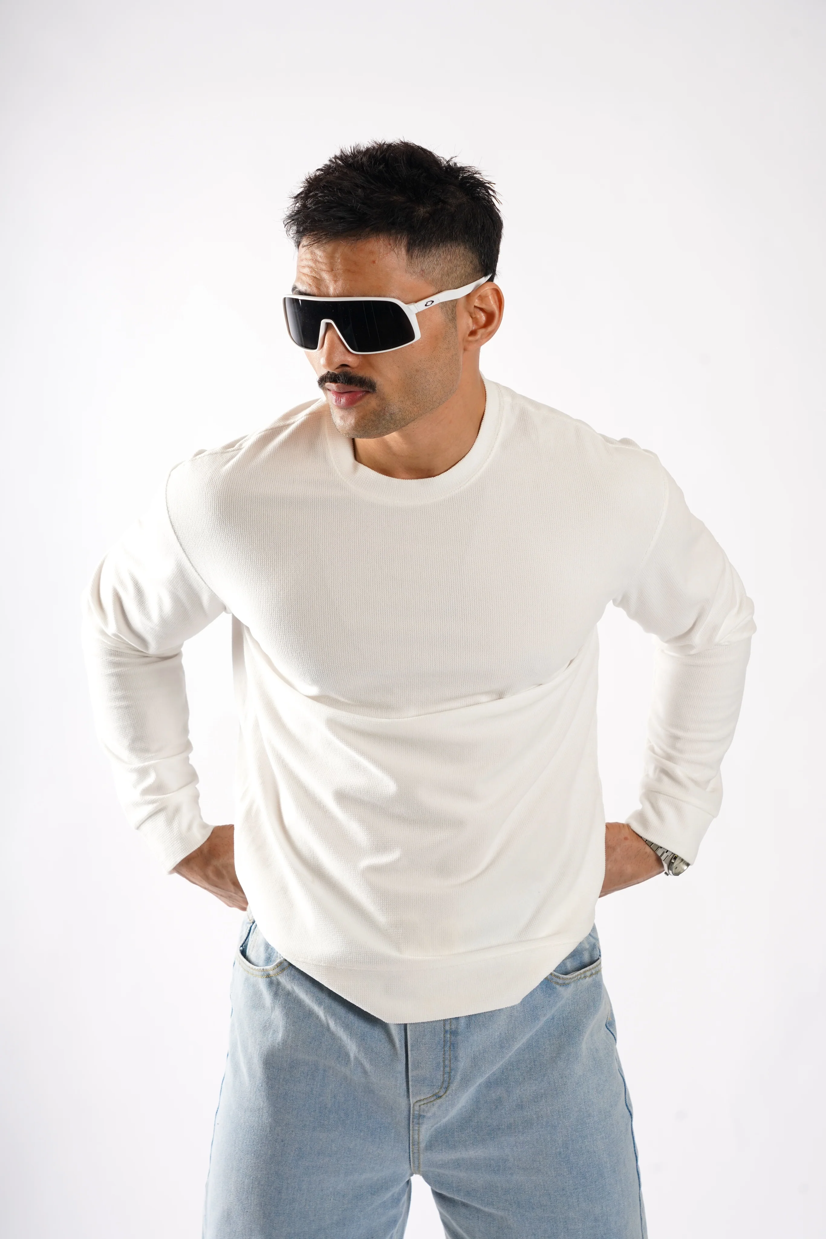 Arctic Luxury Textured Sweatshirt - Image 18