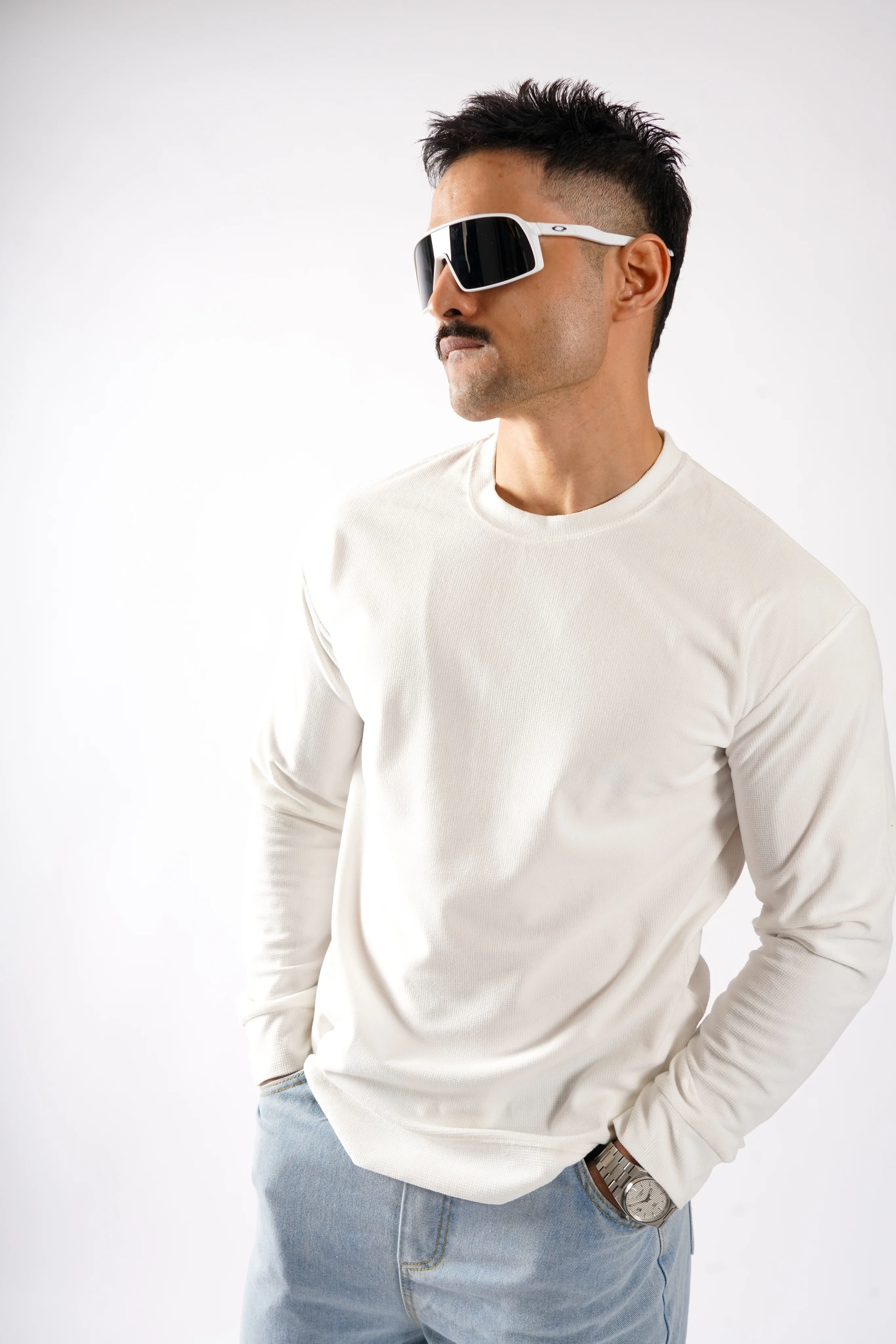 Arctic Luxury Textured Sweatshirt - Image 19
