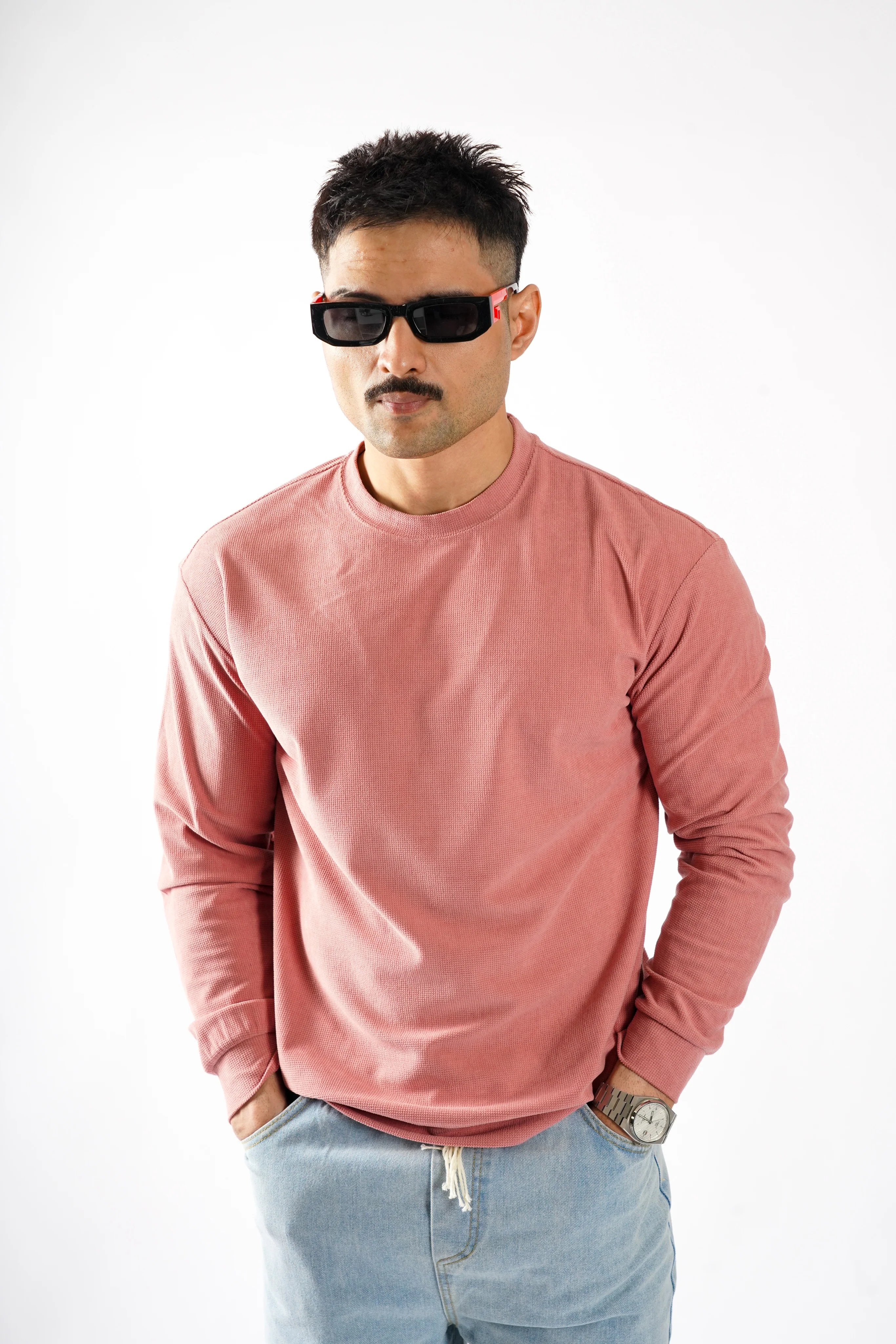 Arctic Luxury Textured Sweatshirt - Image 24