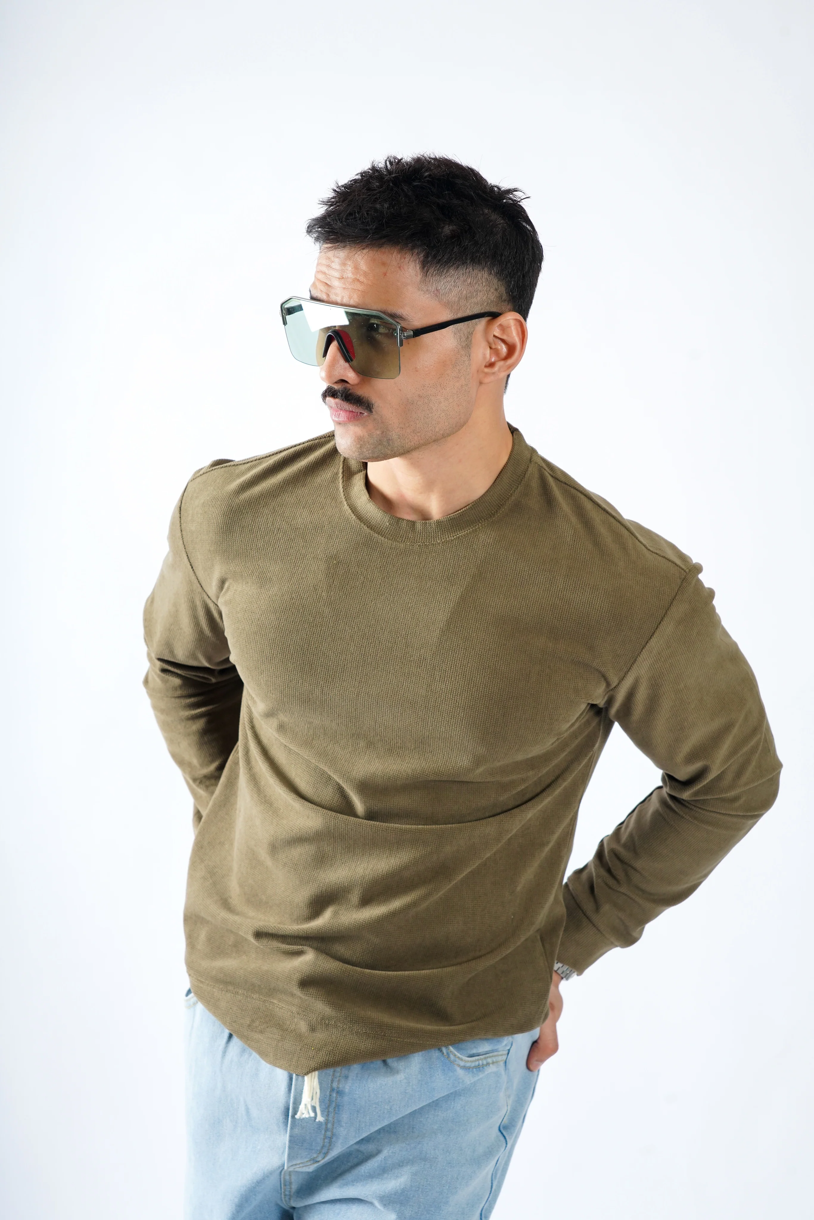 Arctic Luxury Textured Sweatshirt - Image 29