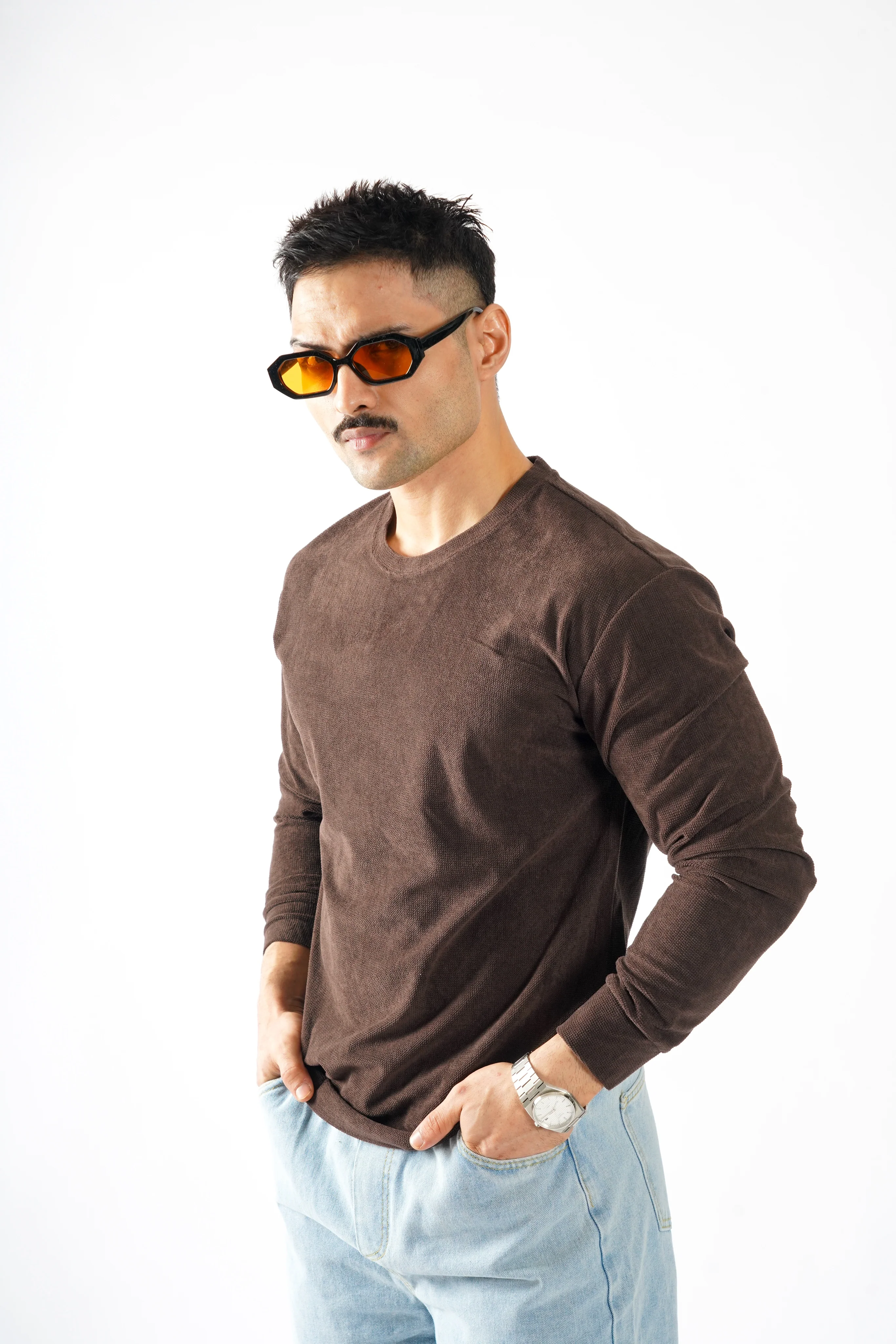 Arctic Luxury Textured Sweatshirt - Image 3