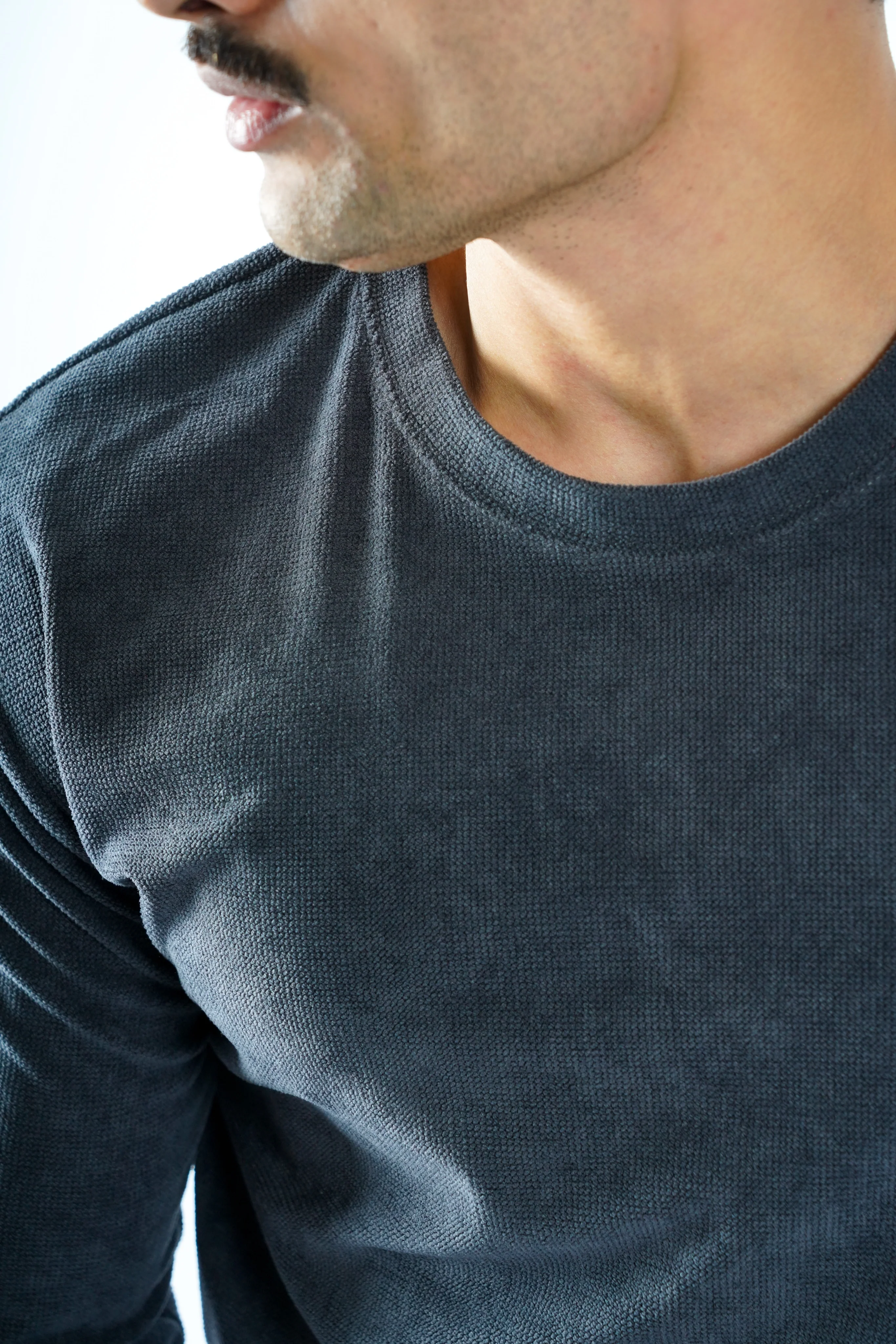 Arctic Luxury Textured Sweatshirt - Image 33