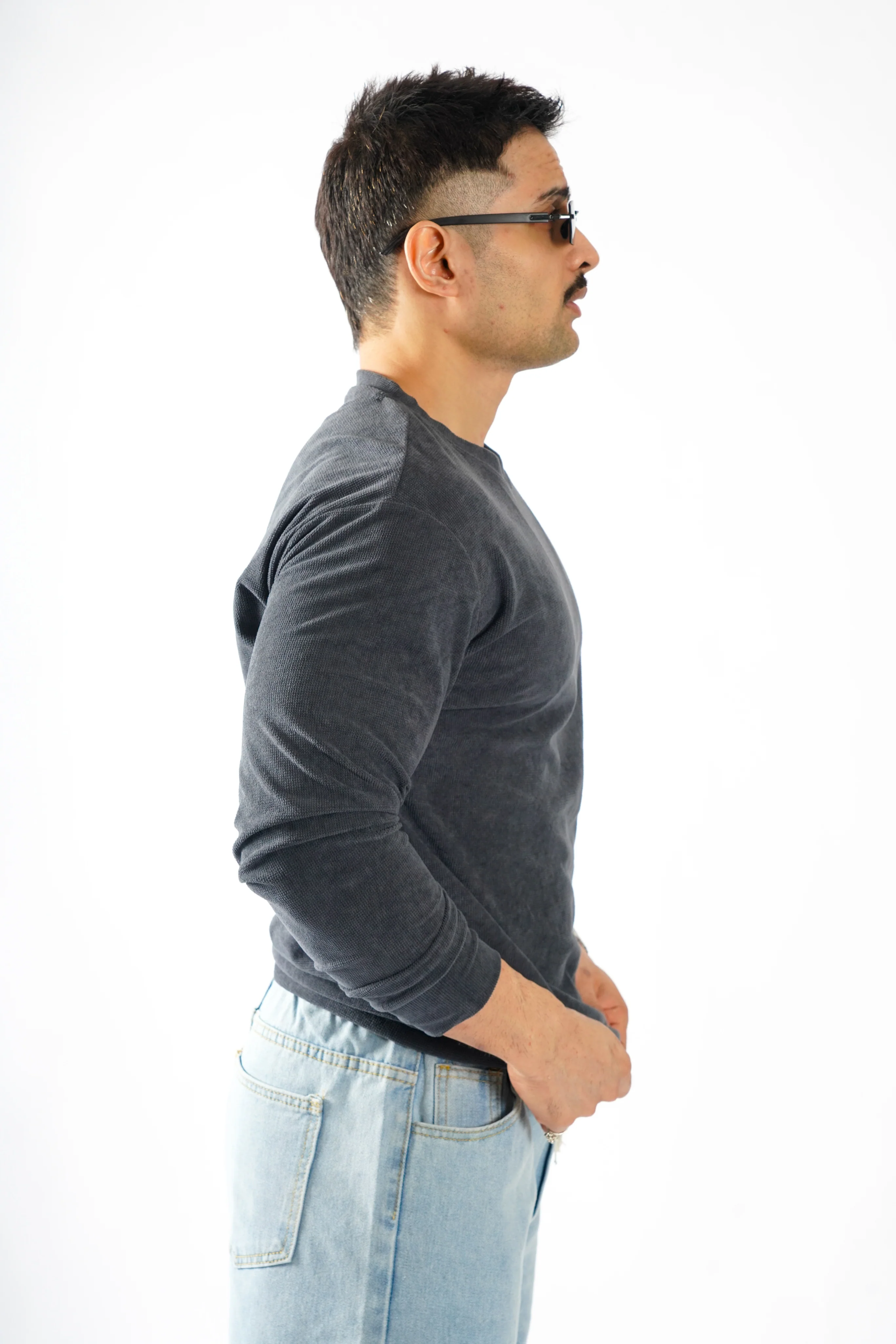 Arctic Luxury Textured Sweatshirt - Image 34