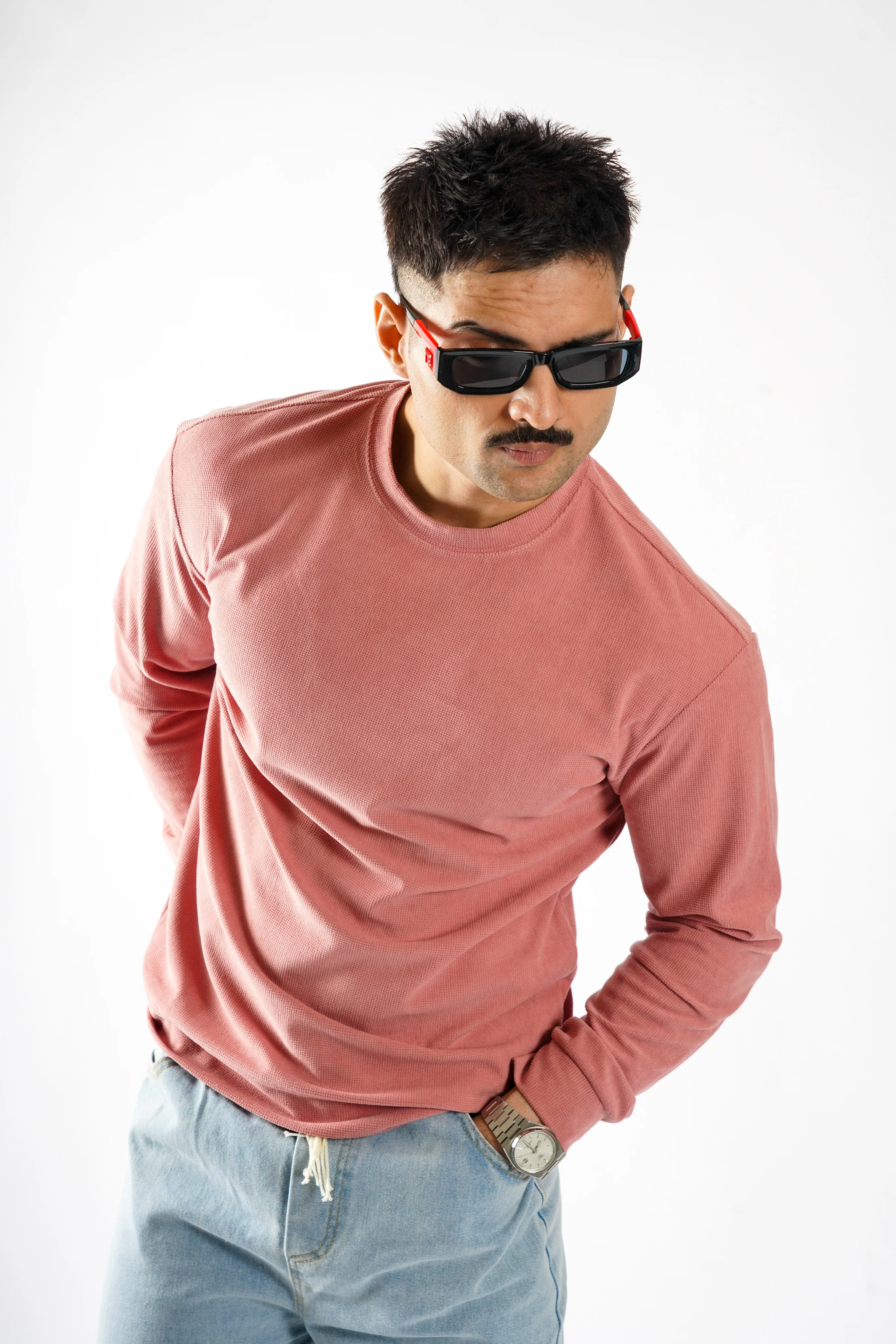 Arctic Luxury Textured Sweatshirt - Image 4