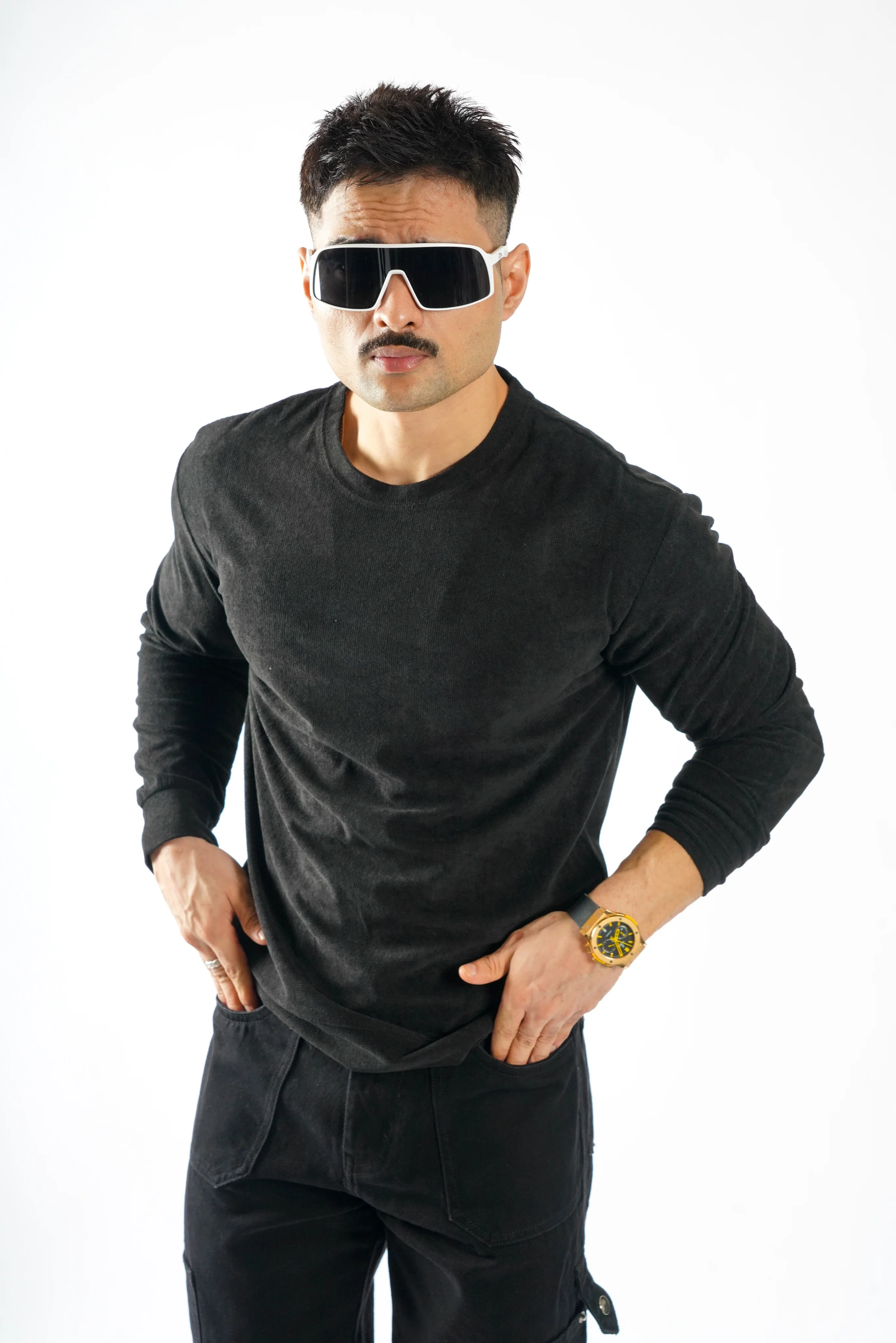 Arctic Luxury Textured Sweatshirt - Image 6