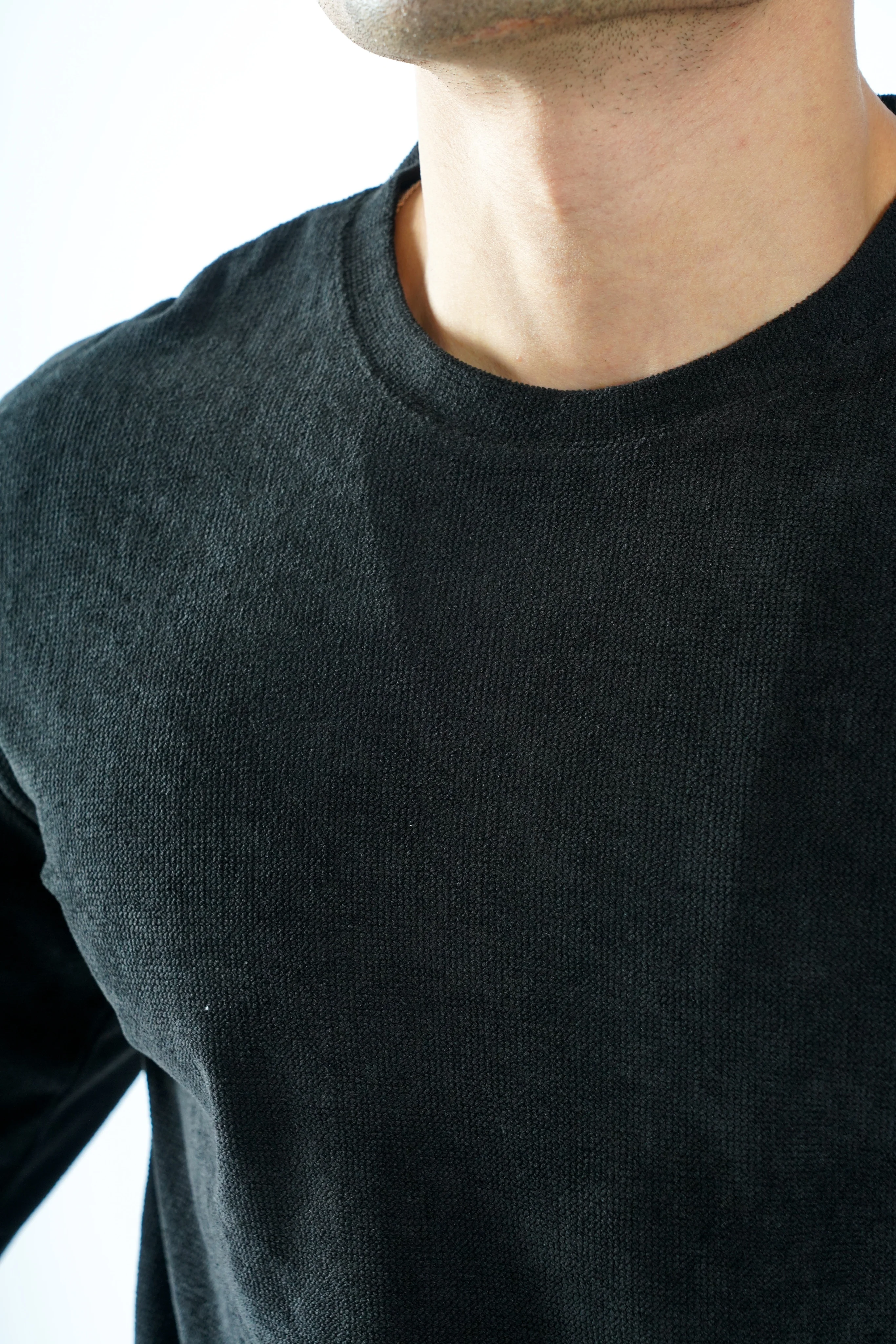 Arctic Luxury Textured Sweatshirt - Image 9