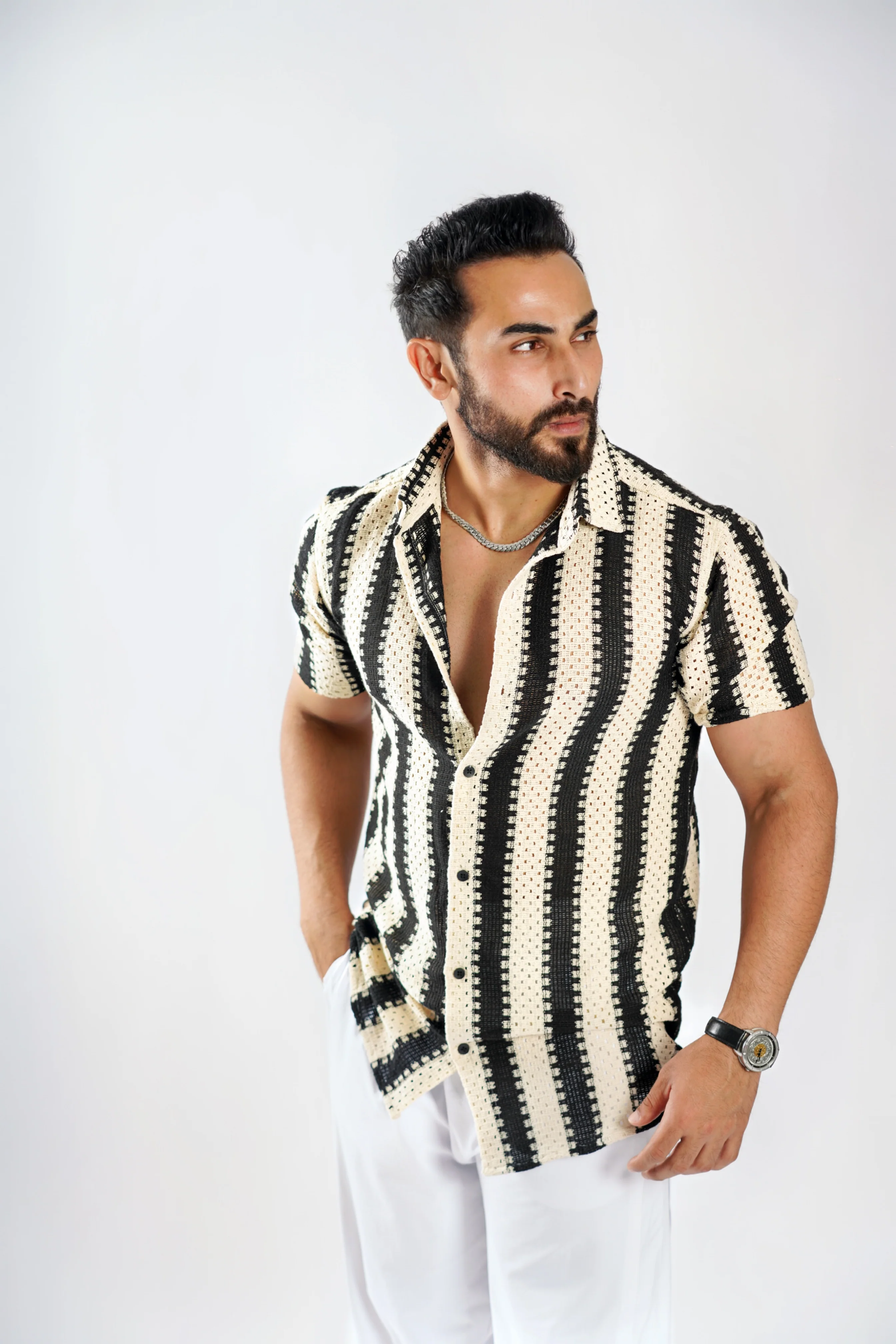 BOHEMIAN EDGE RELAXED FIT OVERSIZED SHIRT - Image 16