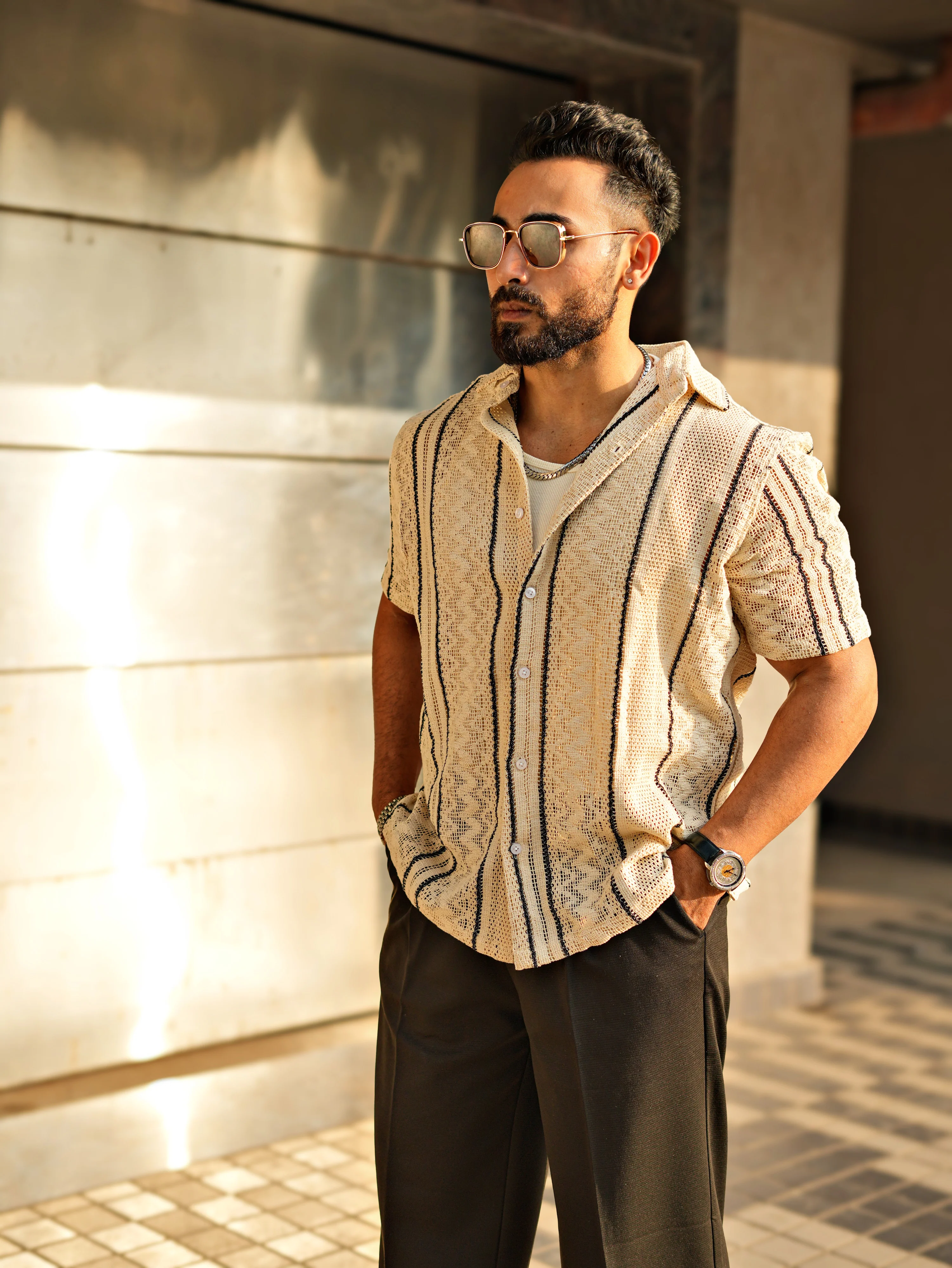 BOHEMIAN EDGE RELAXED FIT OVERSIZED SHIRT - Image 5