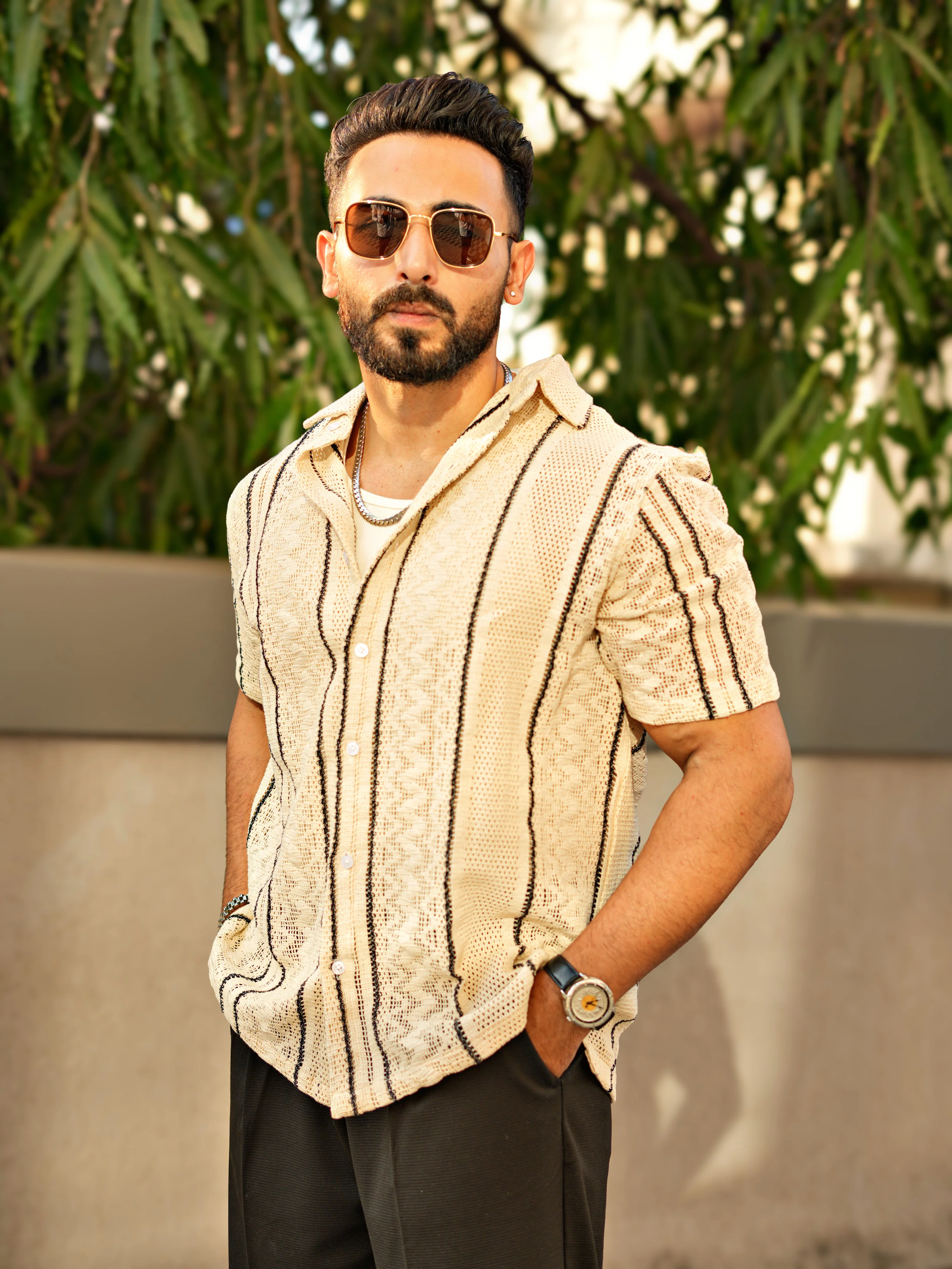 BOHEMIAN EDGE RELAXED FIT OVERSIZED SHIRT - Image 7