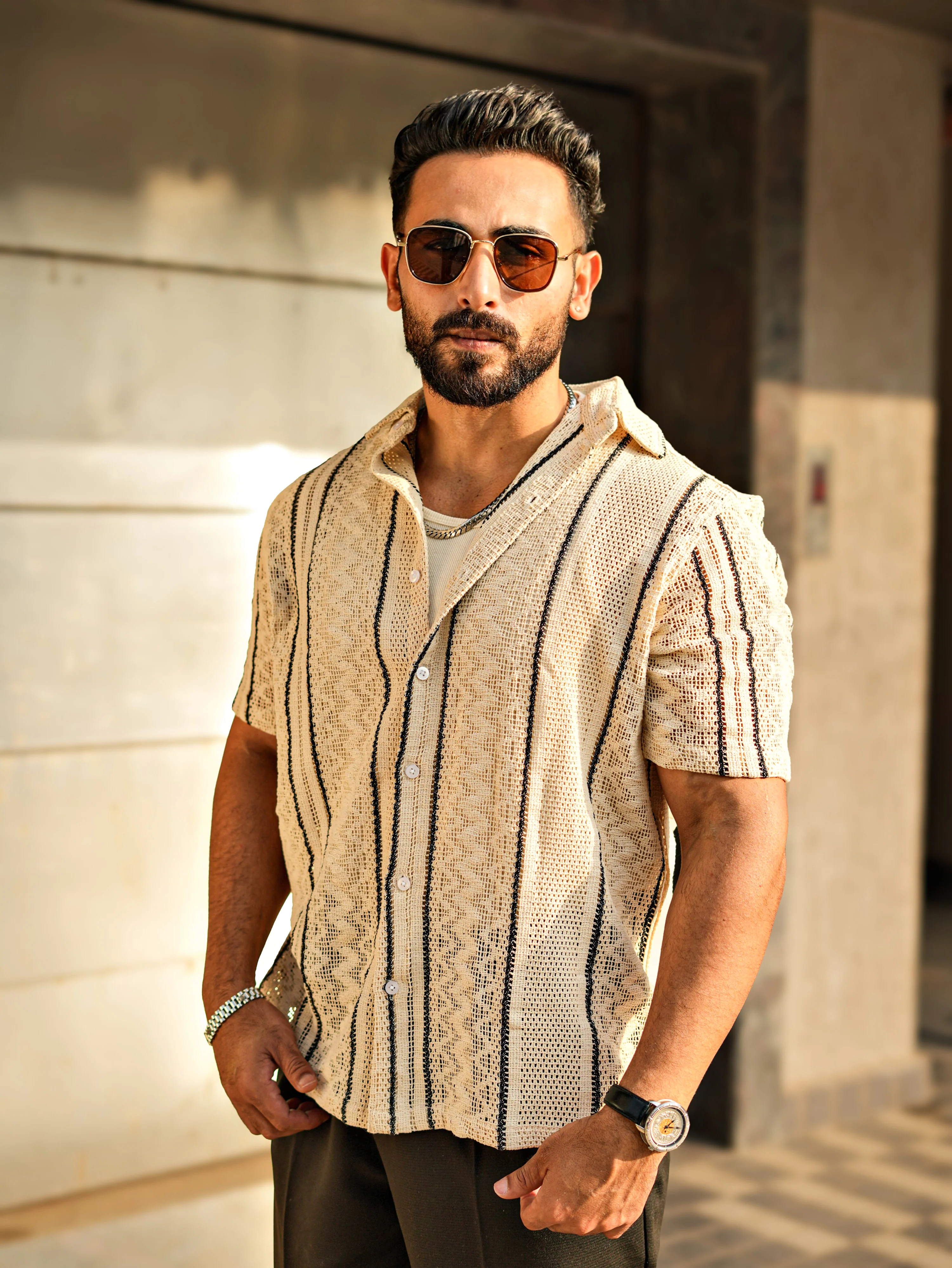 BOHEMIAN EDGE RELAXED FIT OVERSIZED SHIRT - Image 8