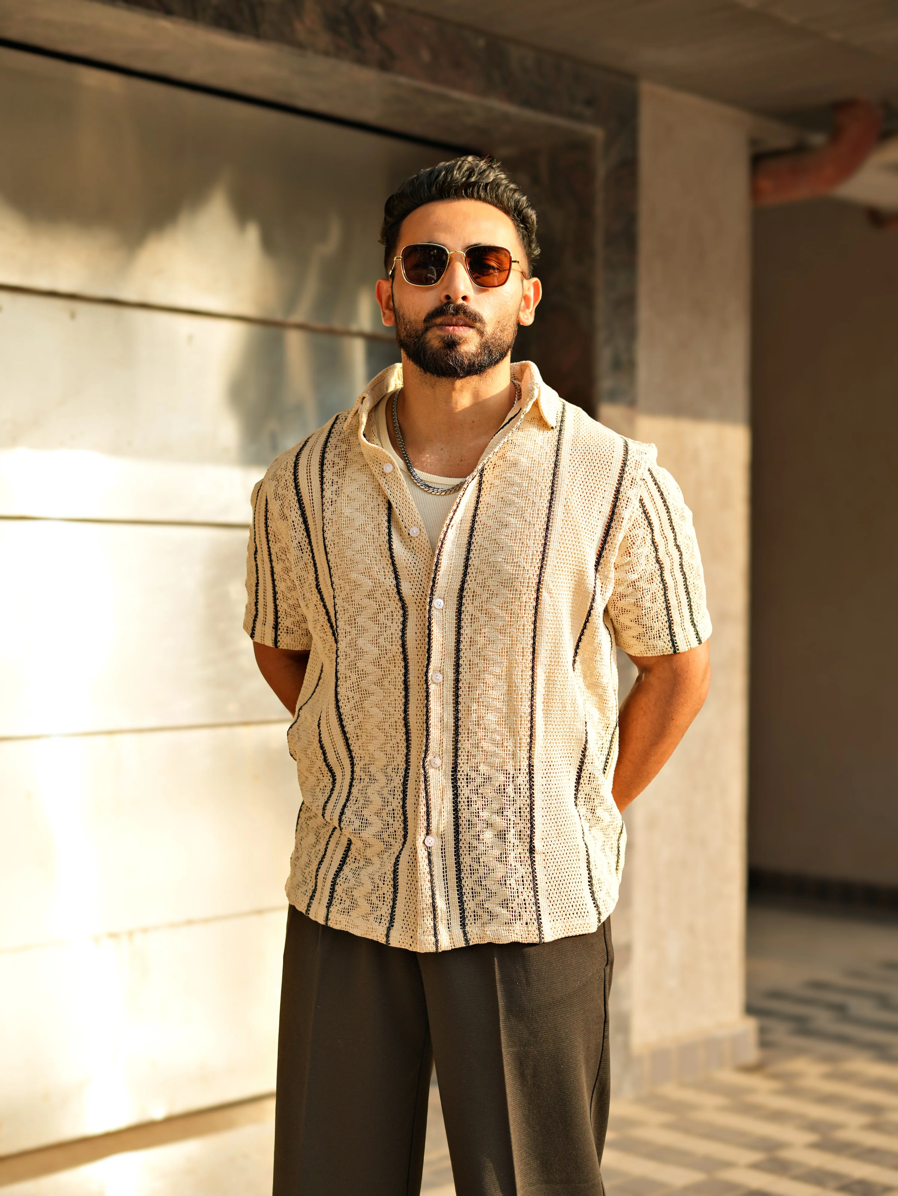 BOHEMIAN EDGE RELAXED FIT OVERSIZED SHIRT - Image 9