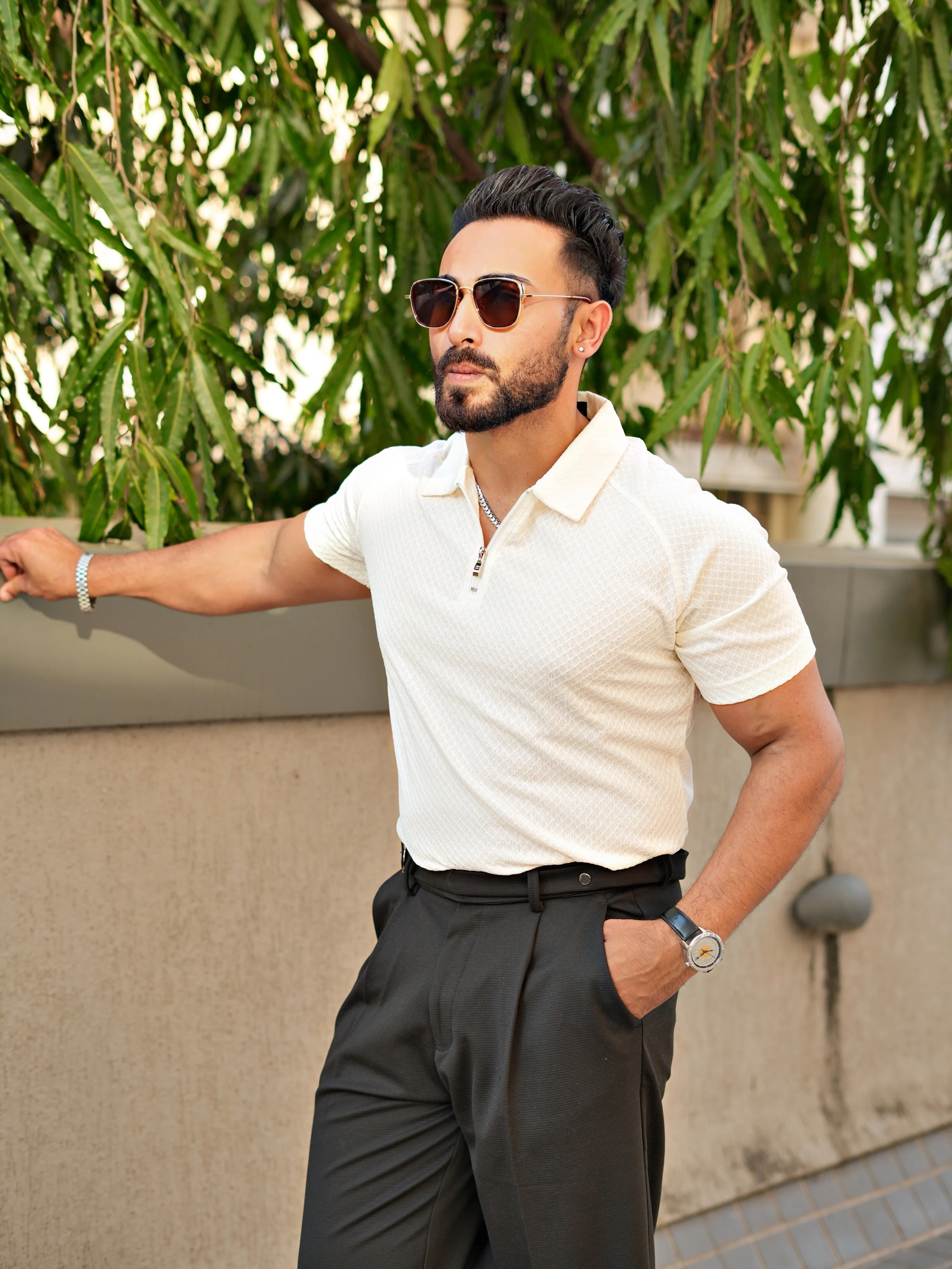 ENHANCE AESTHETIC ZIPPER POLO - Image 13