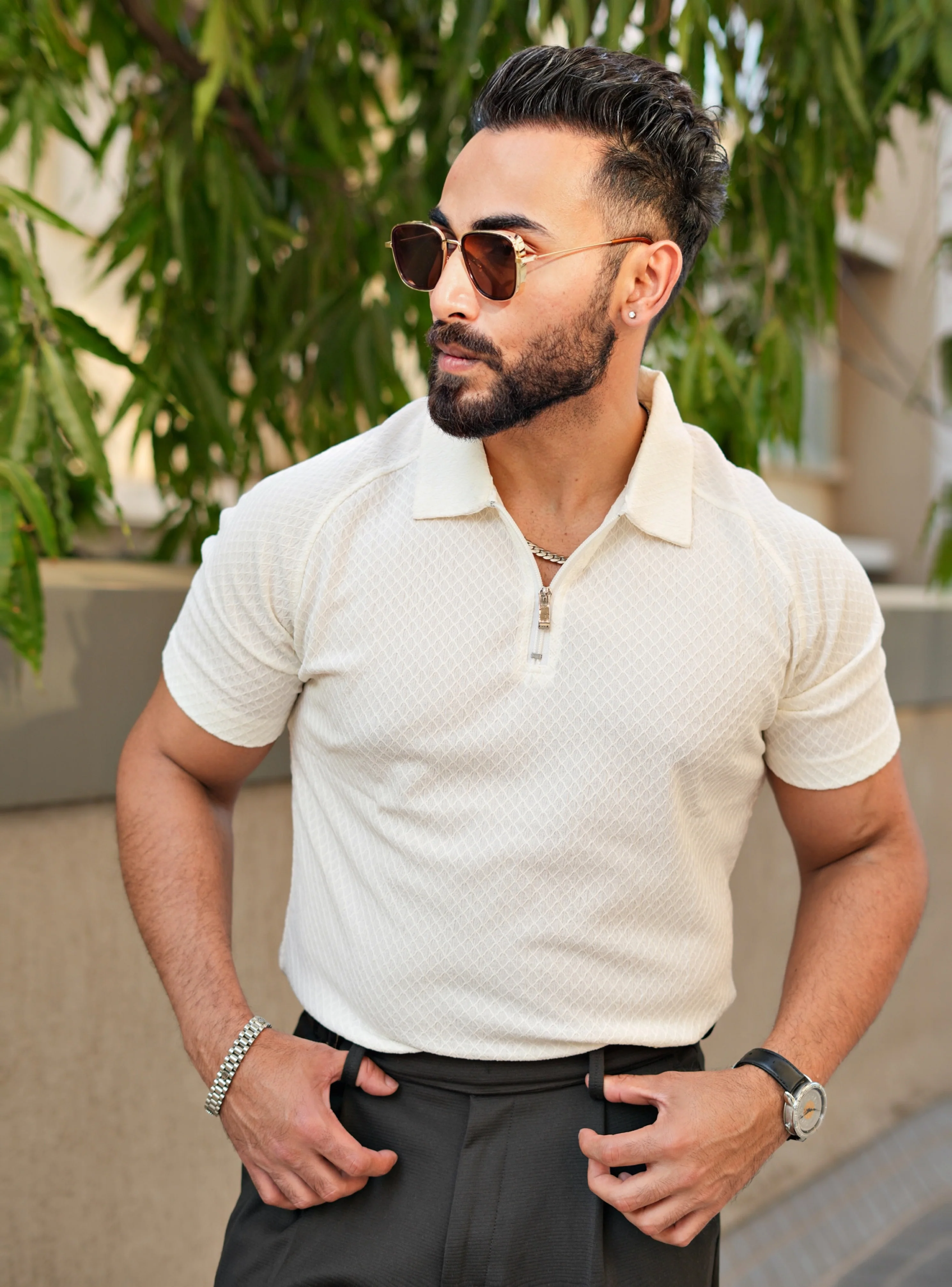 ENHANCE AESTHETIC ZIPPER POLO - Image 14