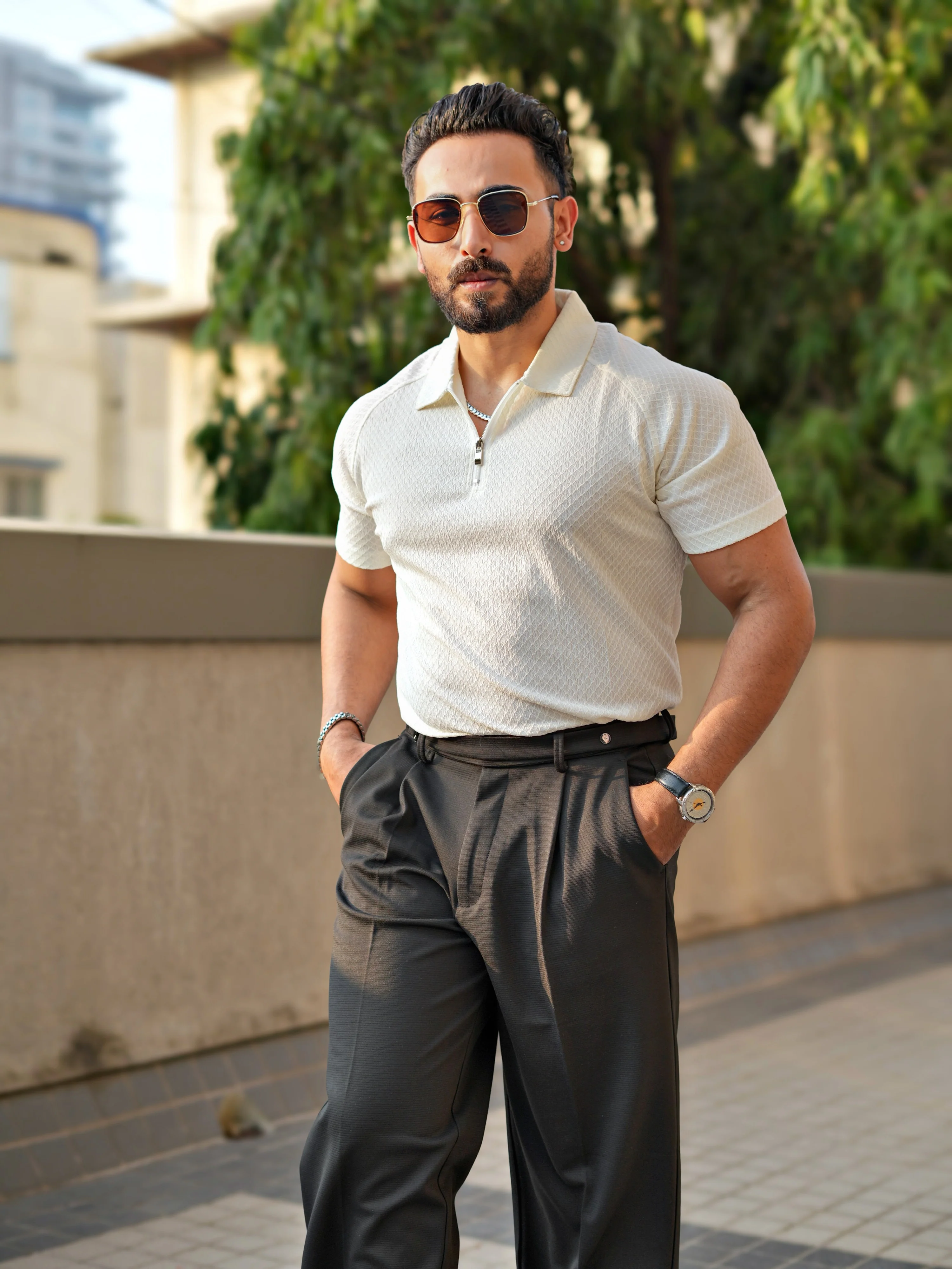 ENHANCE AESTHETIC ZIPPER POLO - Image 15