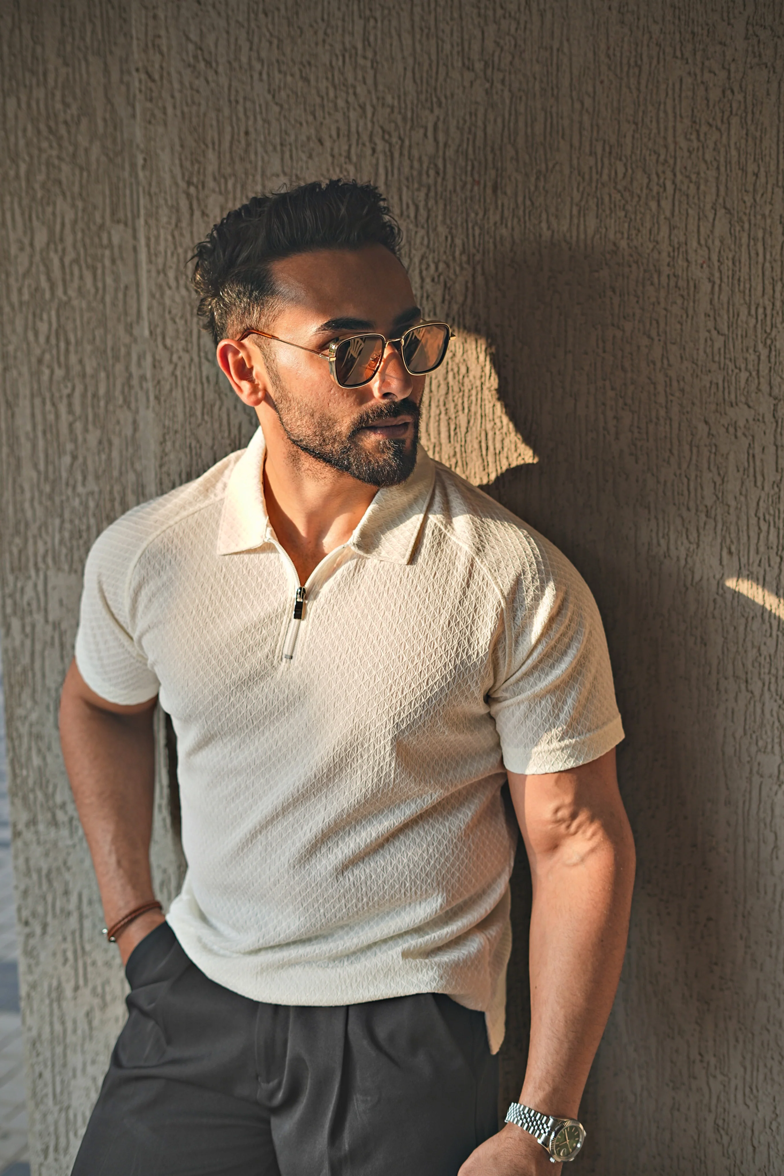 ENHANCE AESTHETIC ZIPPER POLO - Image 16