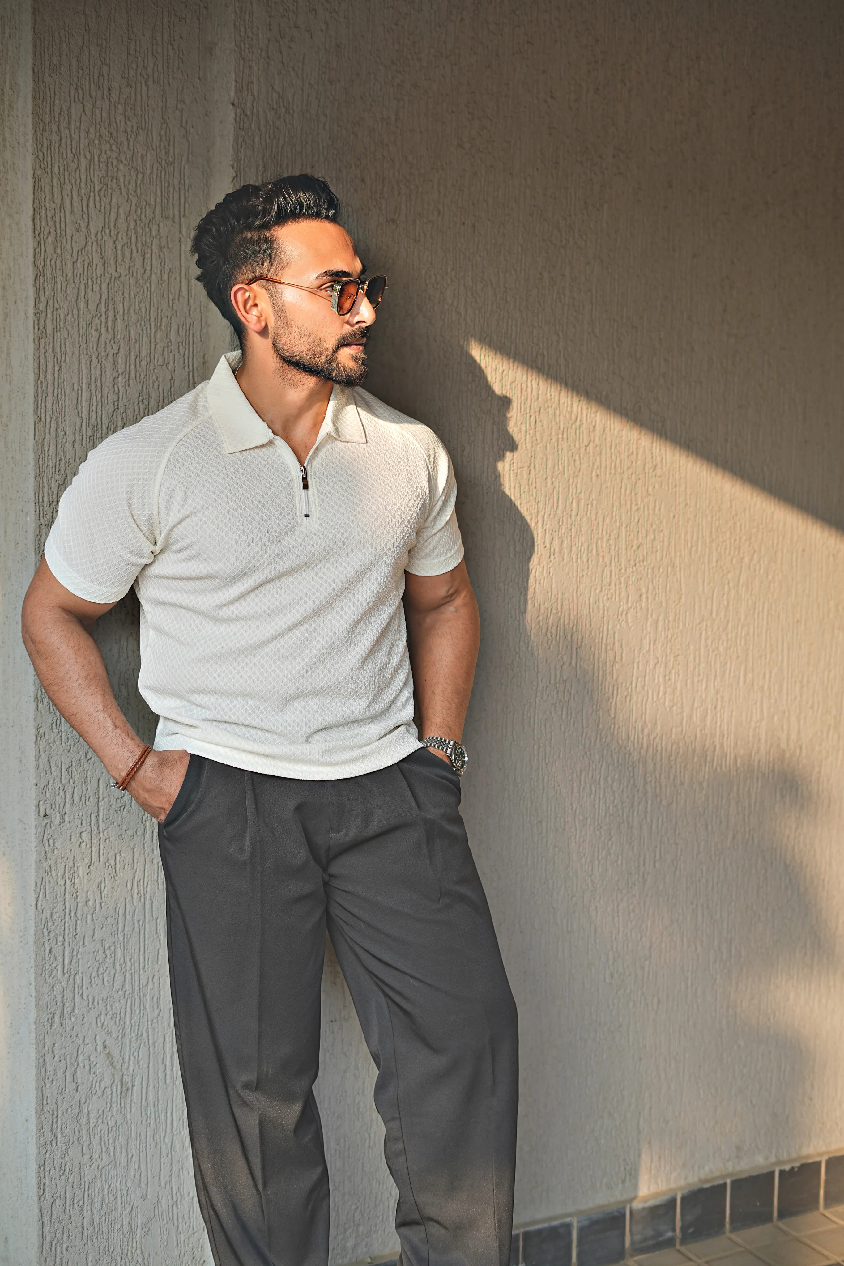 ENHANCE AESTHETIC ZIPPER POLO - Image 17