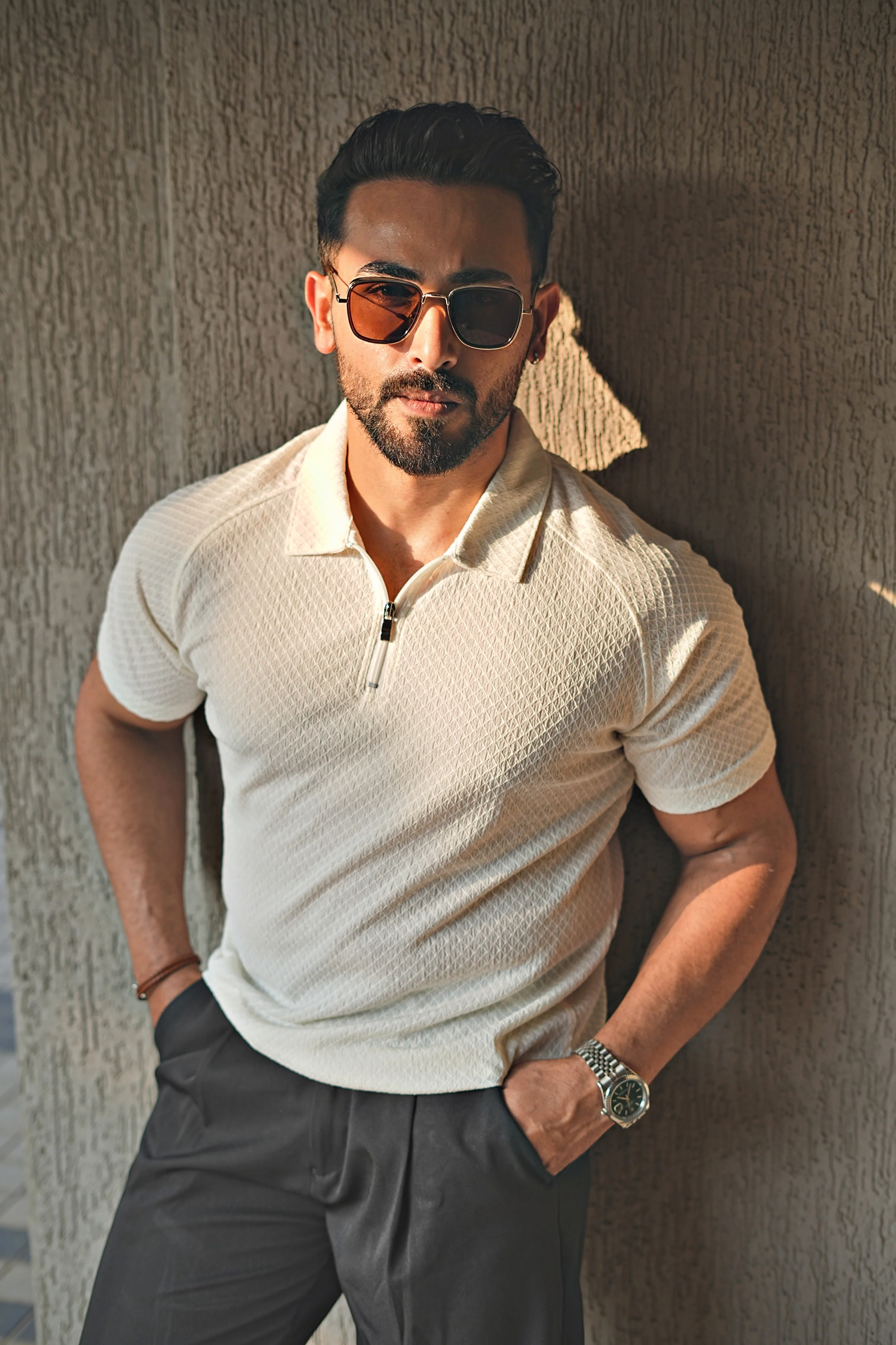 ENHANCE AESTHETIC ZIPPER POLO - Image 18