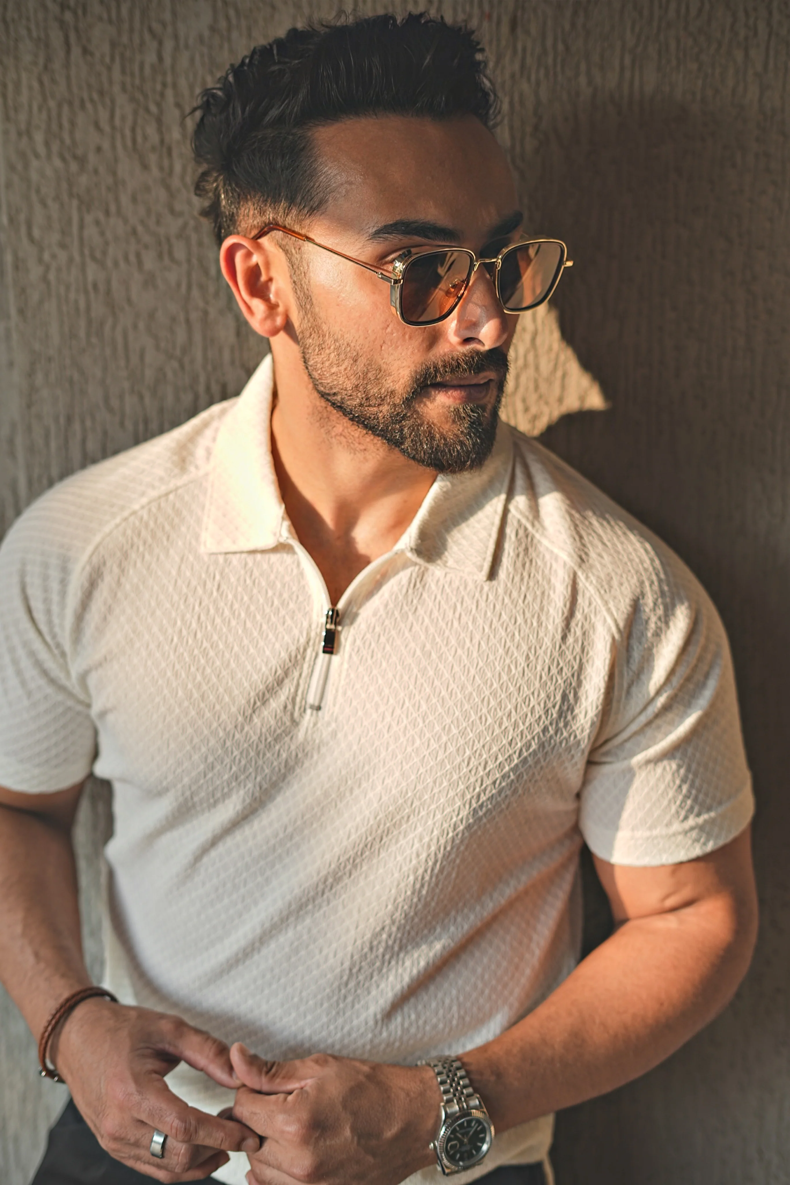 ENHANCE AESTHETIC ZIPPER POLO - Image 19