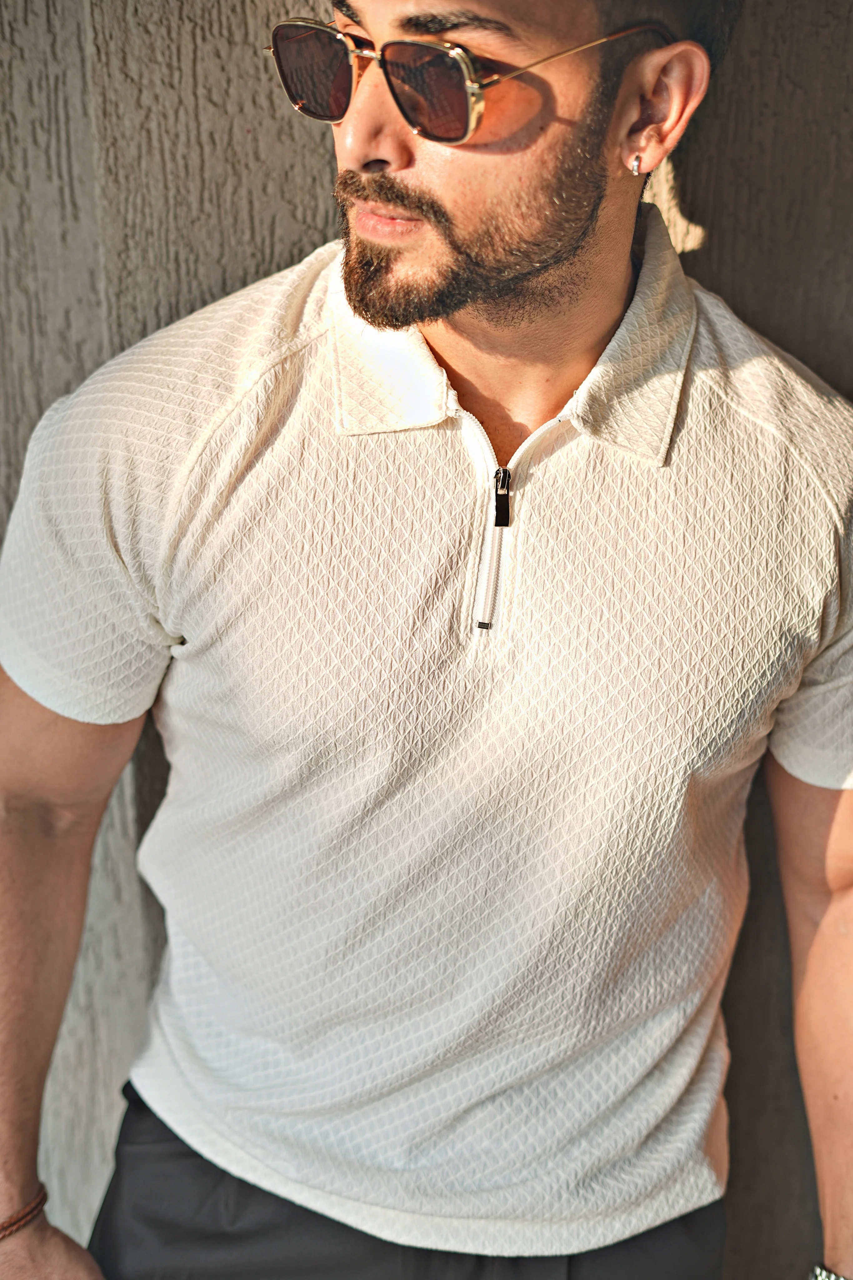ENHANCE AESTHETIC ZIPPER POLO - Image 21