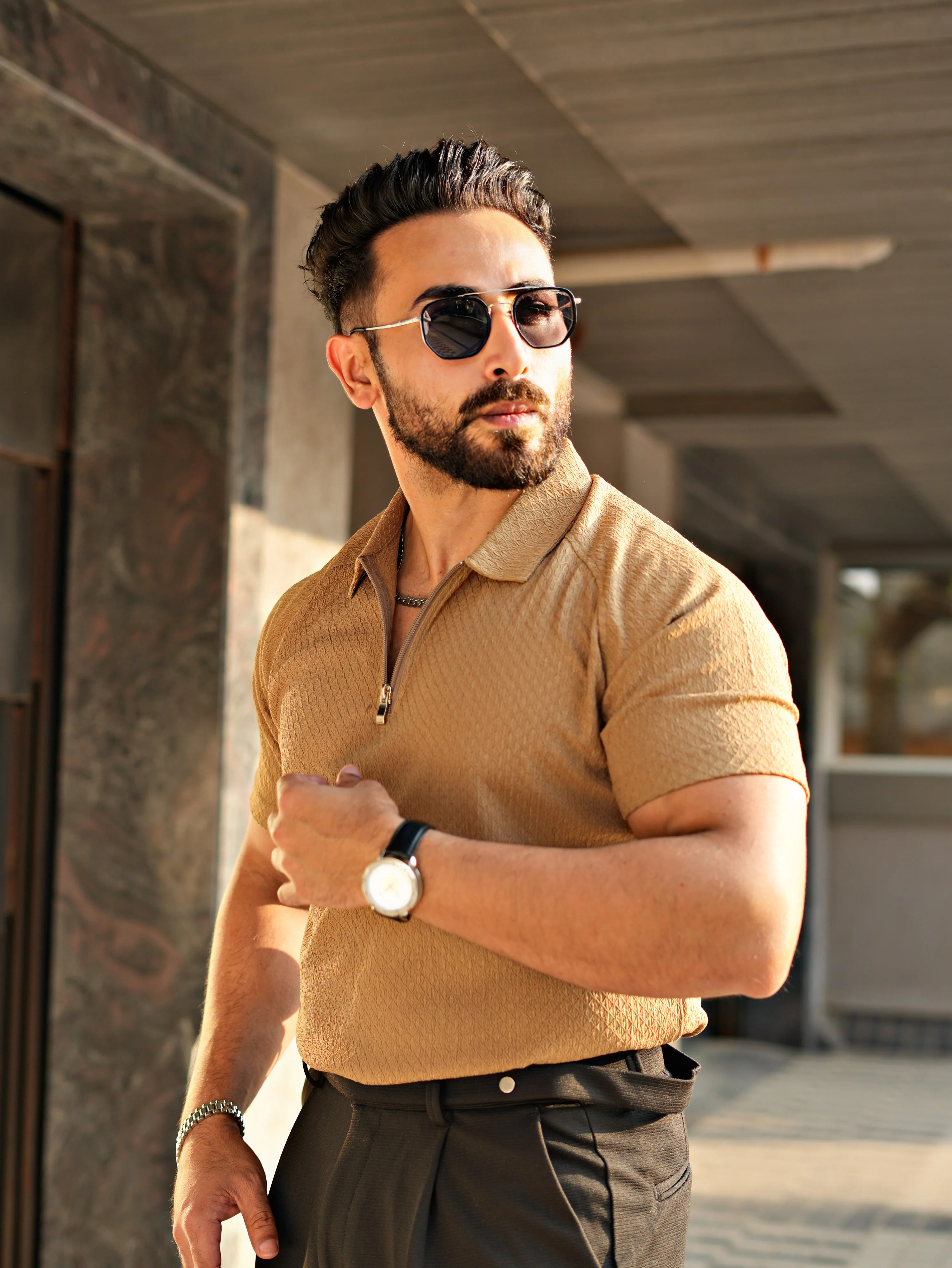 ENHANCE AESTHETIC ZIPPER POLO - Image 25