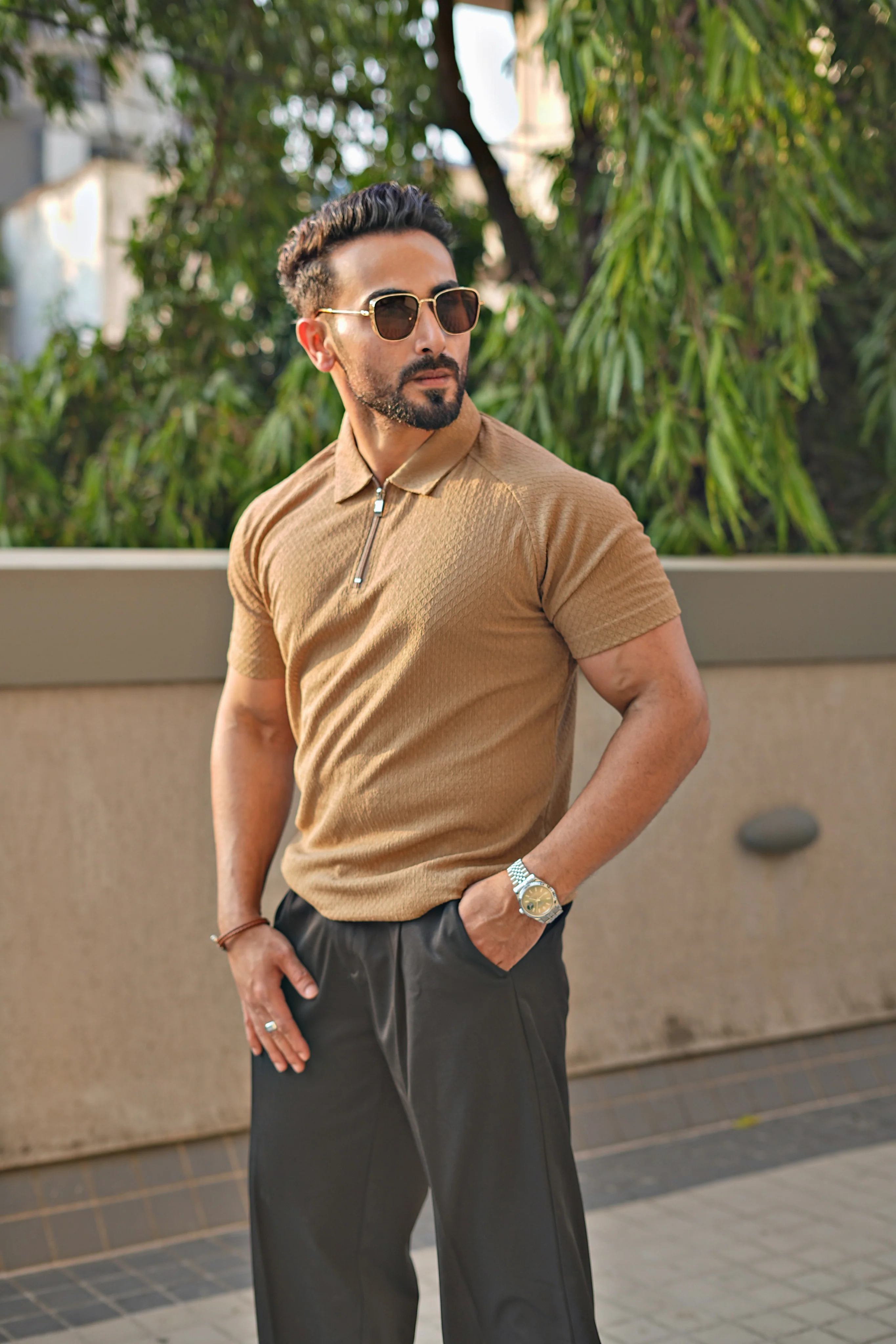 ENHANCE AESTHETIC ZIPPER POLO - Image 28