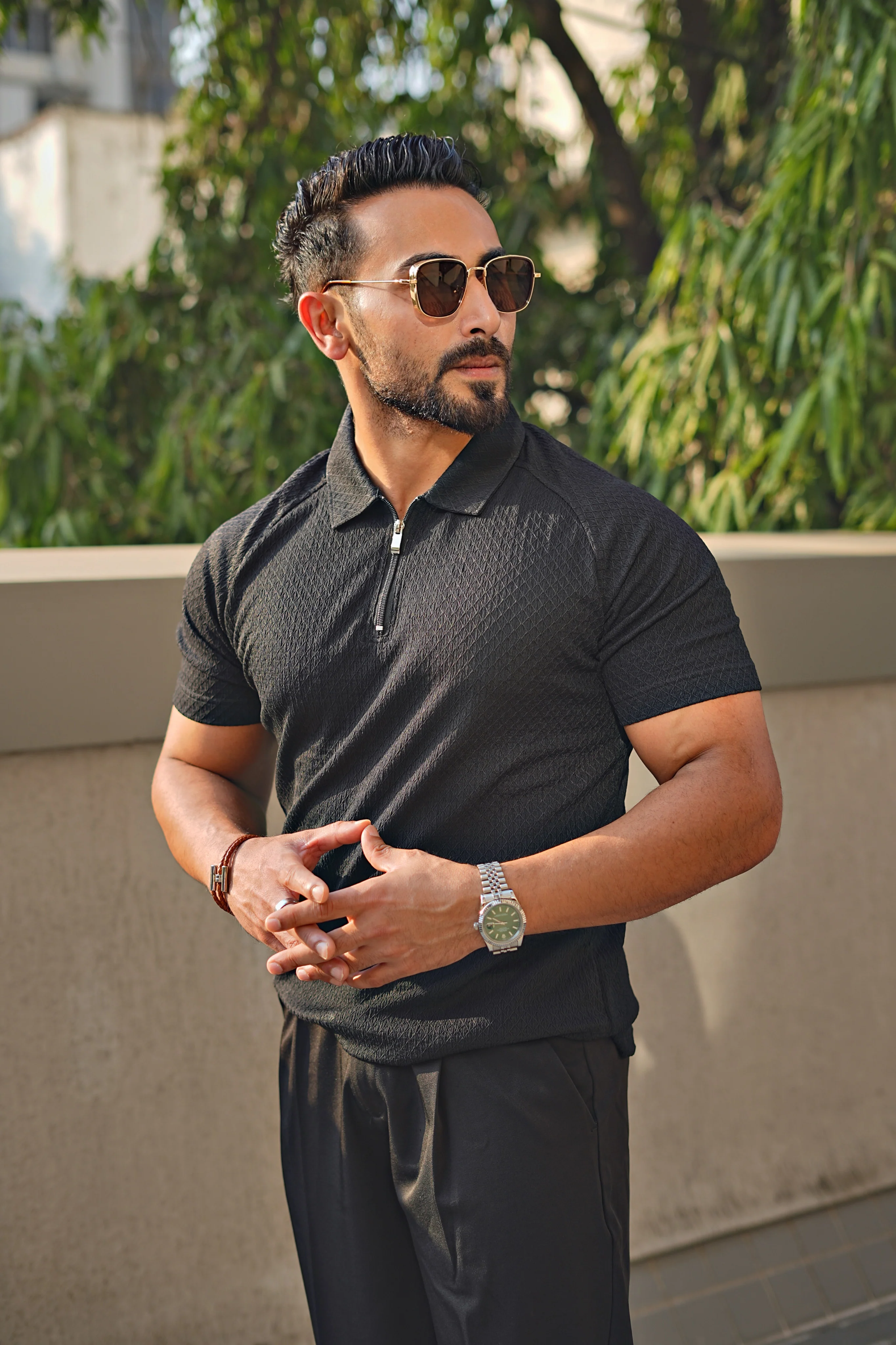 ENHANCE AESTHETIC ZIPPER POLO - Image 5